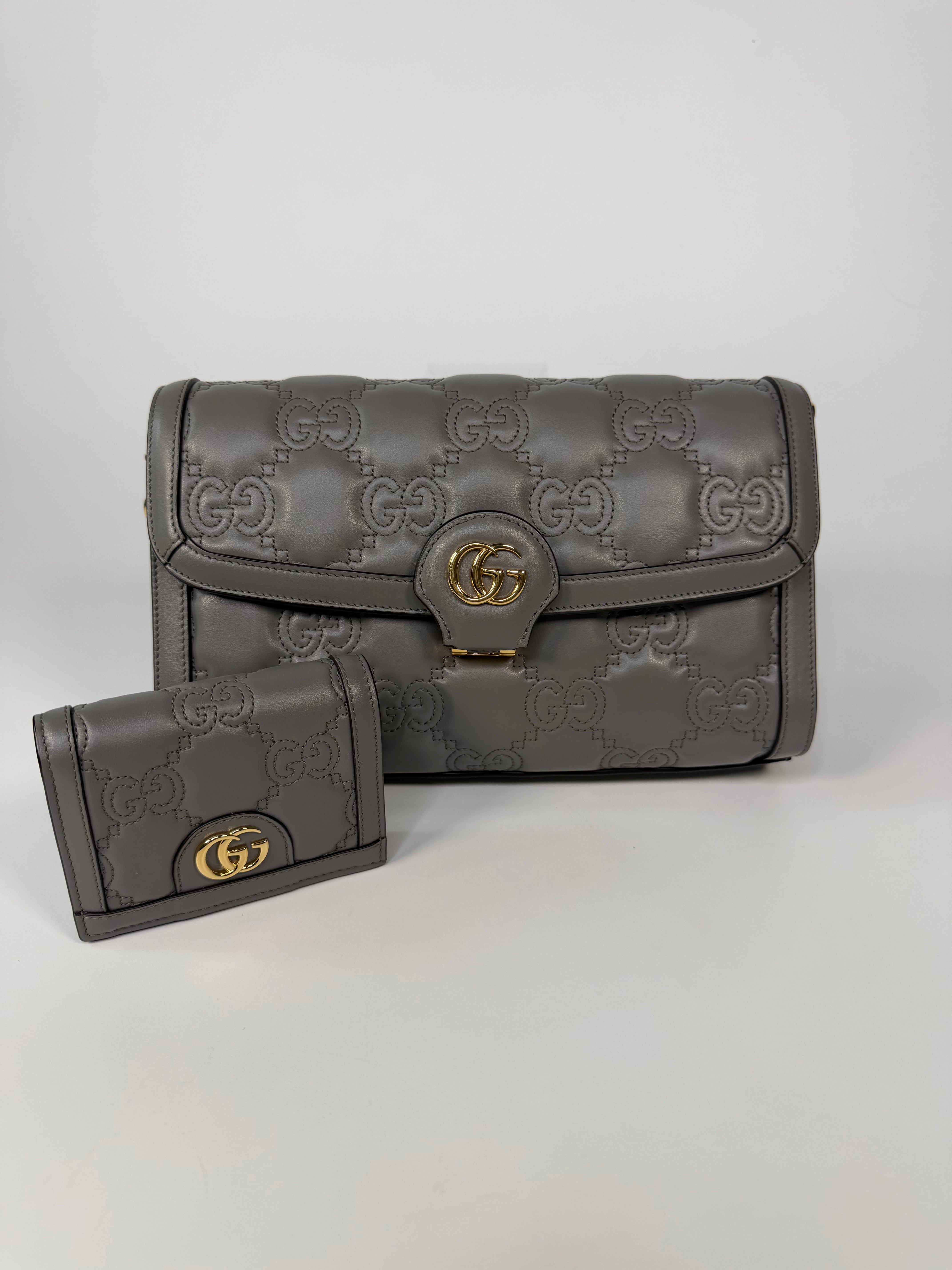 Gucci GG Matelassé Embossed Shoulder Bag. Authentic and preloved in excellent condition.