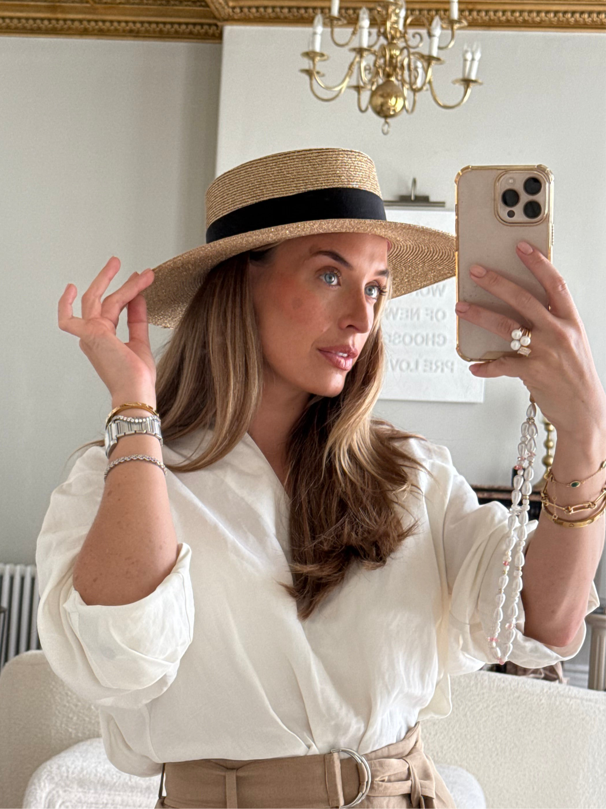 Gucci Lamé Papier Hat