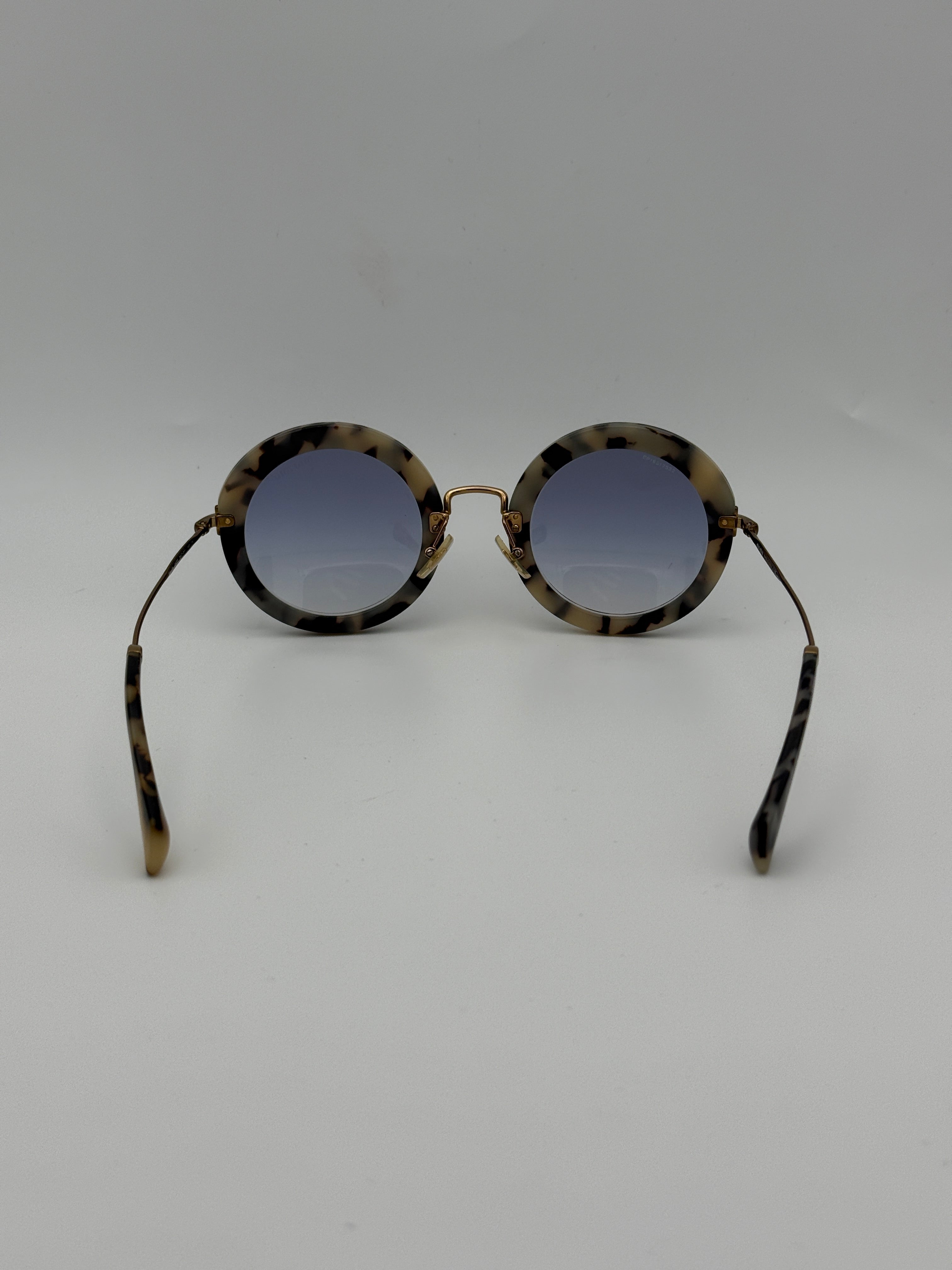 MiuMiu Over Sized Round Sunglasses