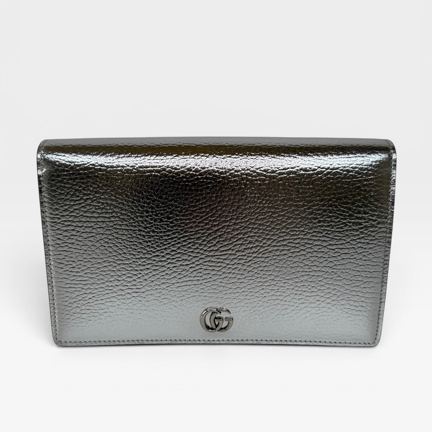 Gucci GG Marmont Leather Wallet On Chain