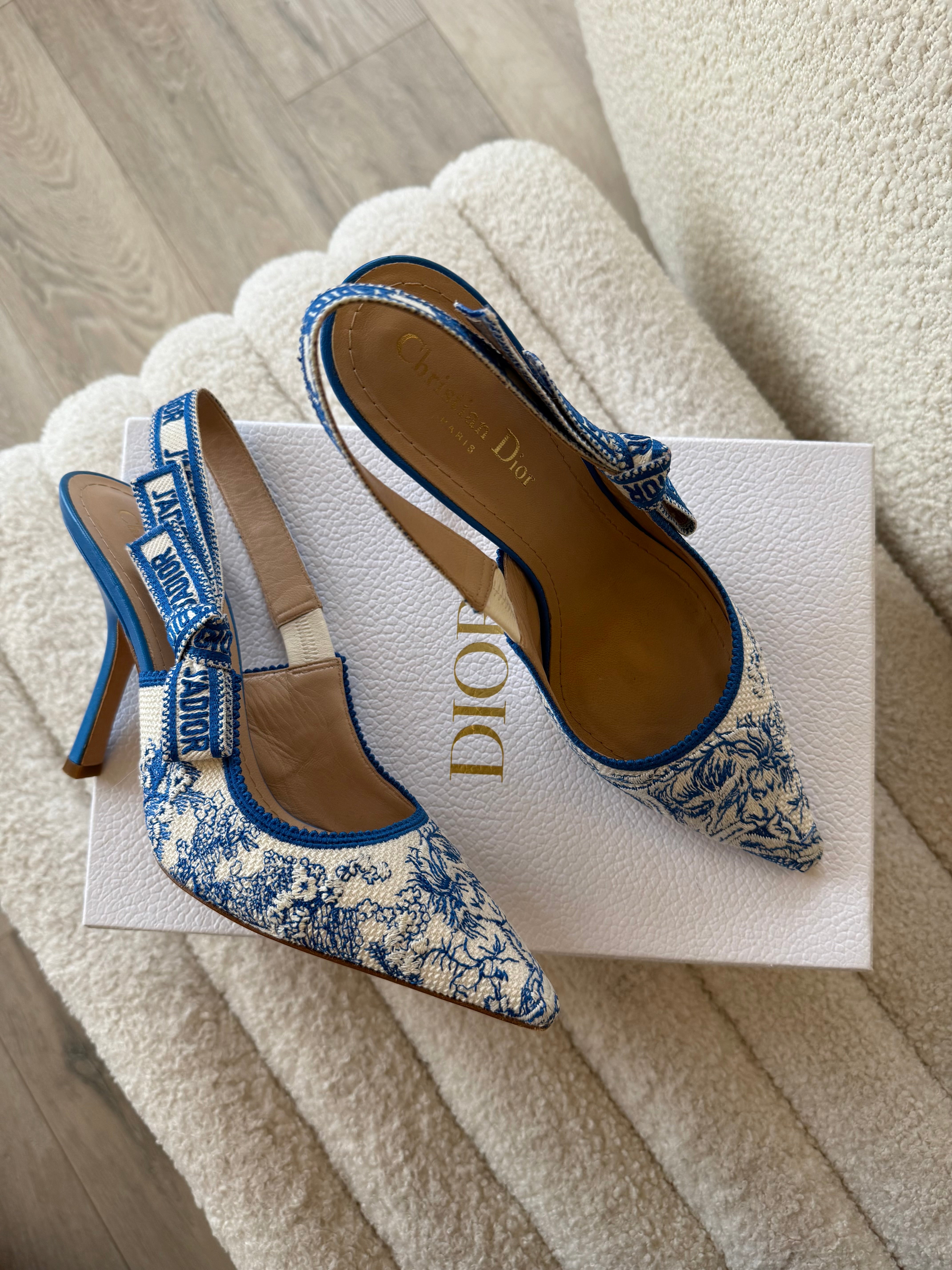 Christian Dior J'adior Singback blue Pumps (Size 39 /UK6)