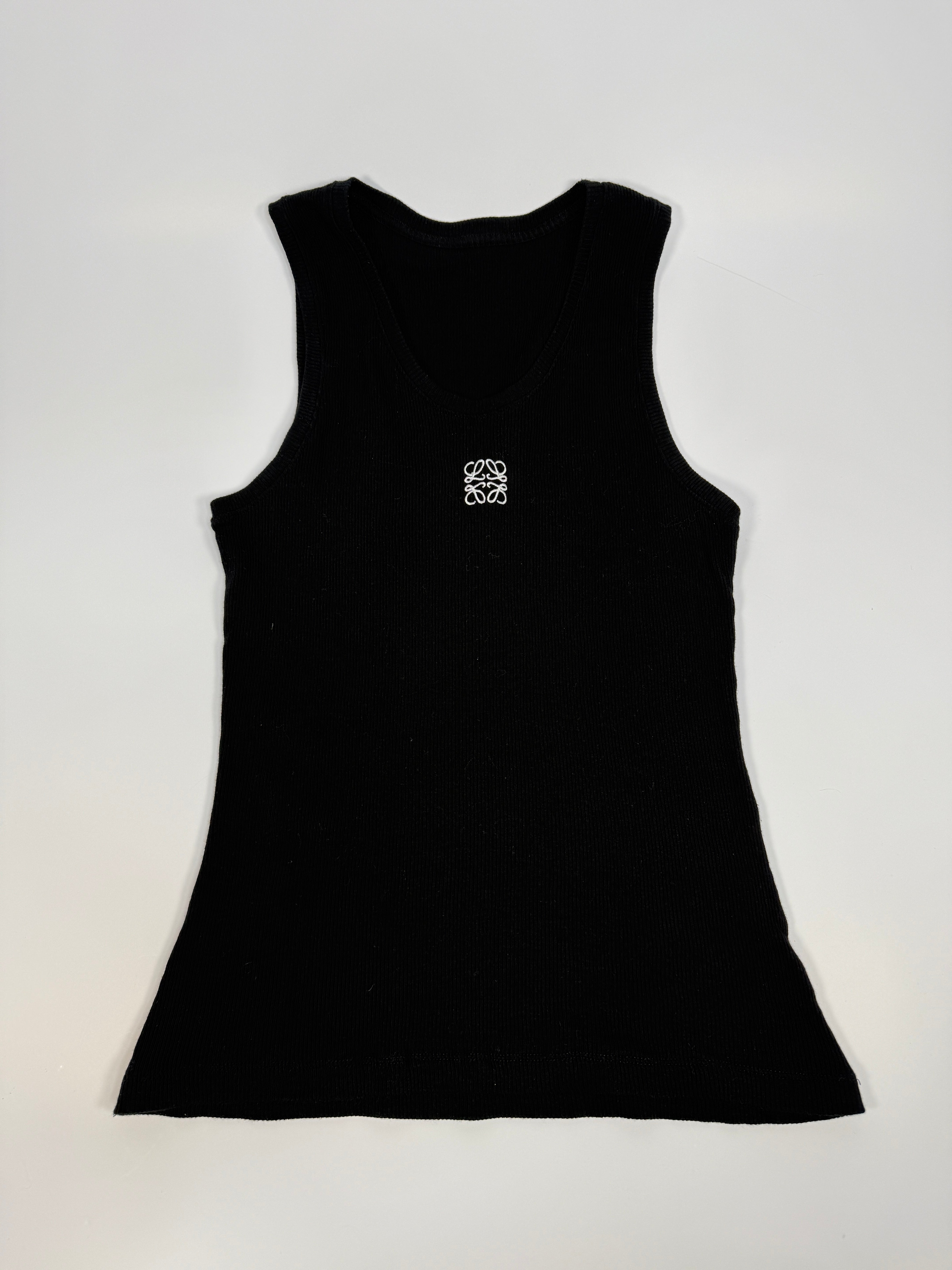 Loewe Anagram Black Vest (Size S/UK8)