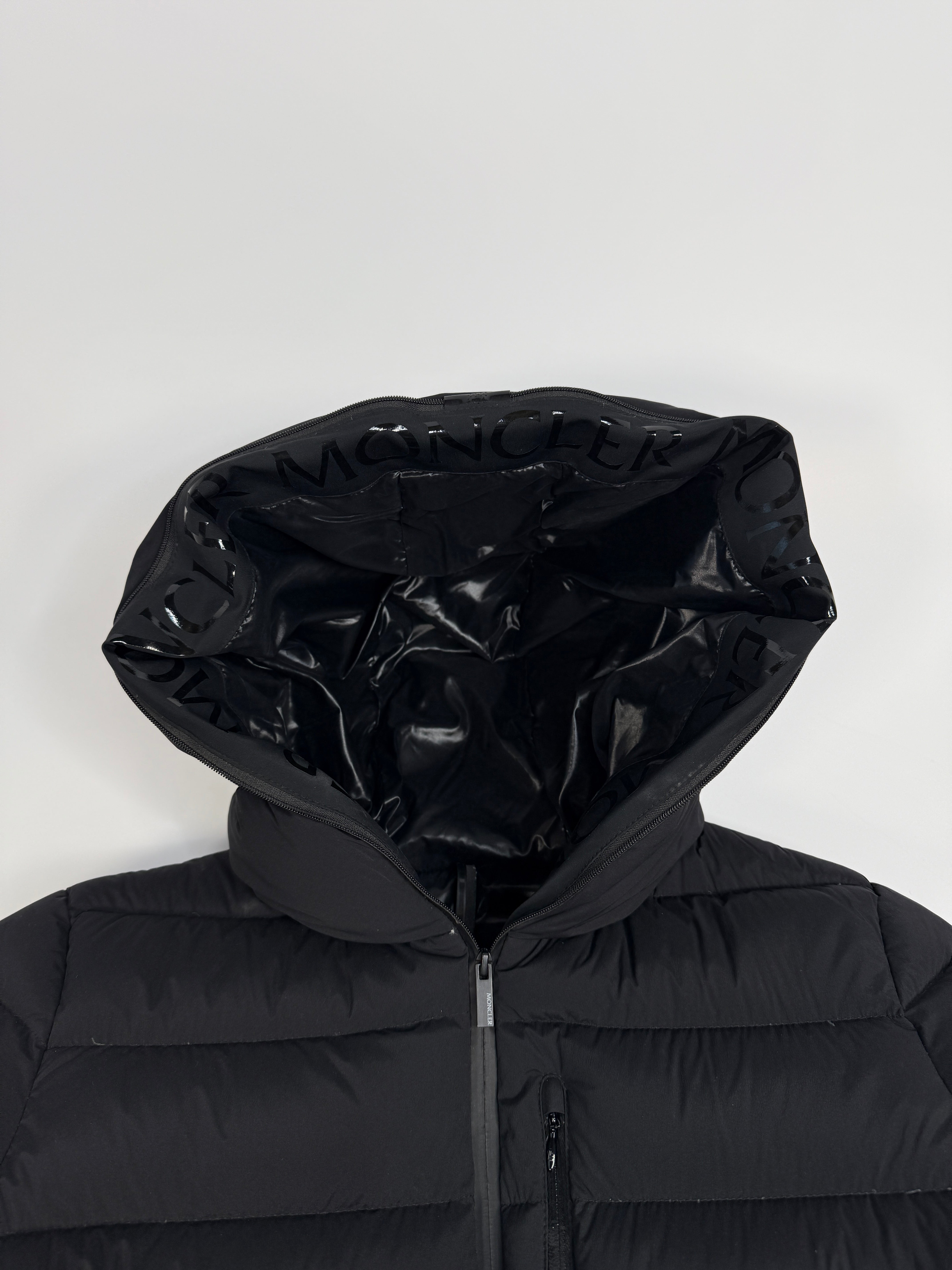 Moncler Herbe Hooded Quilted Shell Down Jacket (TG2/UK10)
