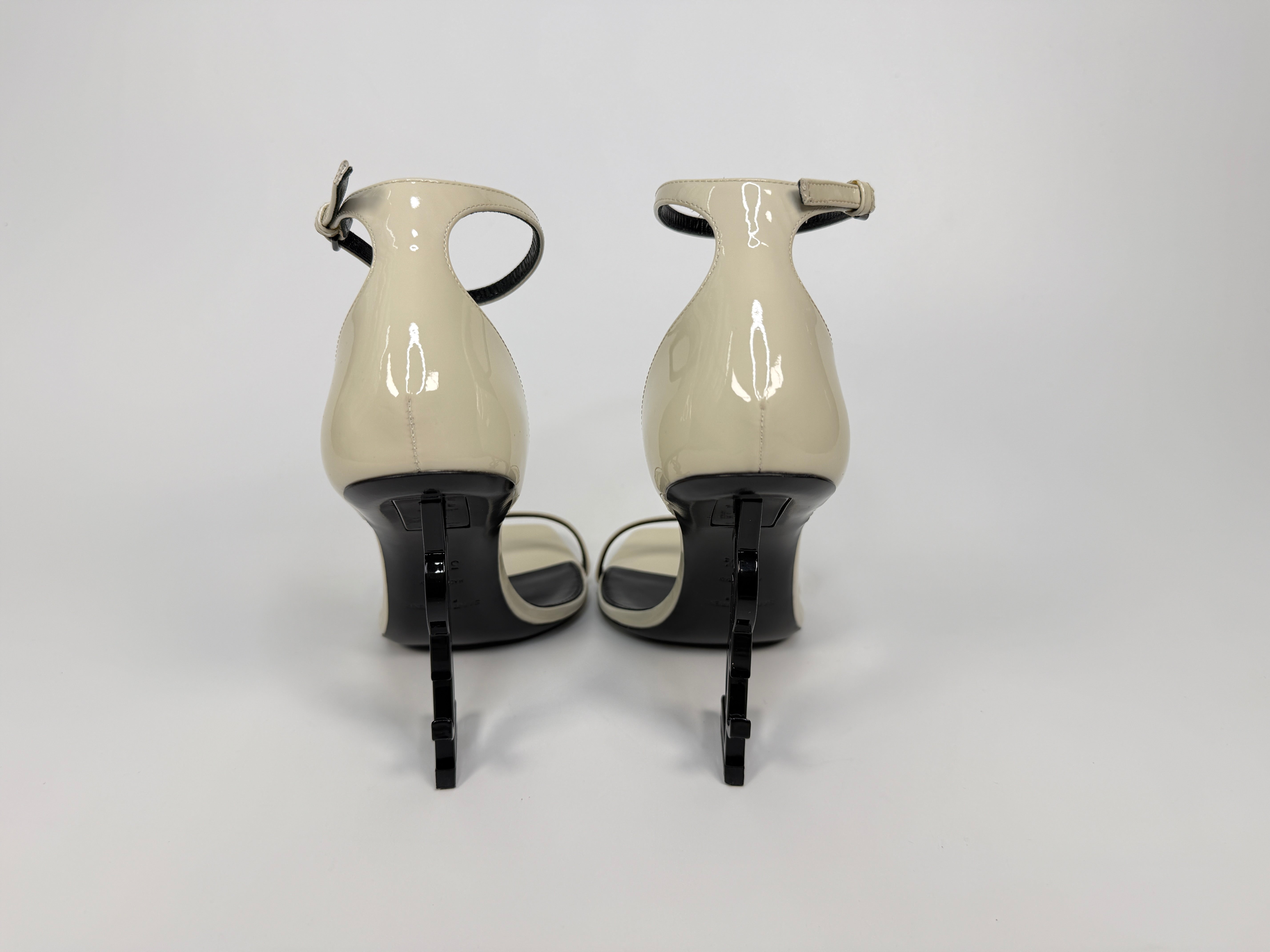 Saint Laurent Cream Opyum Sandals (Size 37.5/UK4.5)