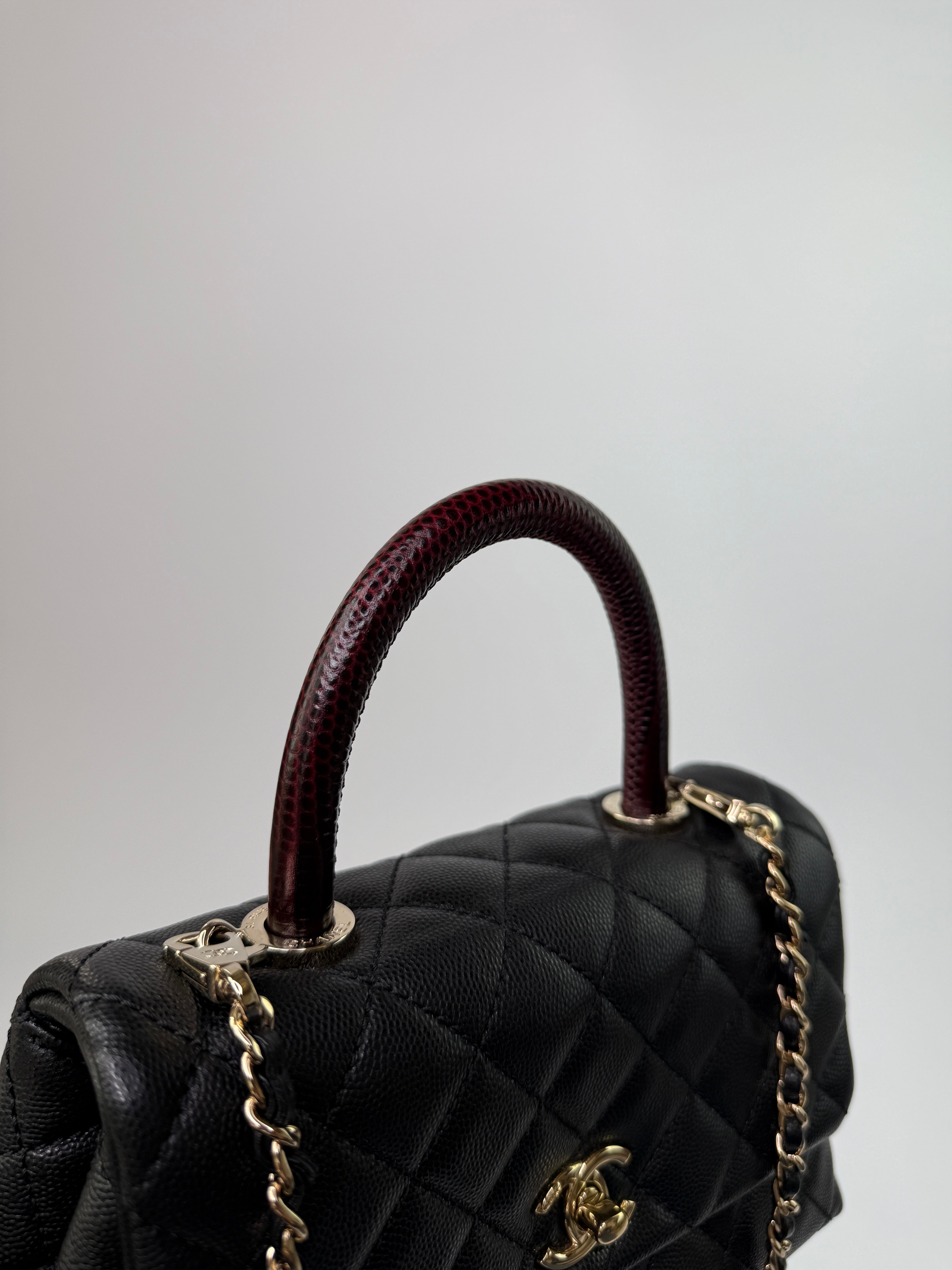 Chanel Small Coco In Black Caviar Leather With Gold Hardware
Pre Loved & Authentic