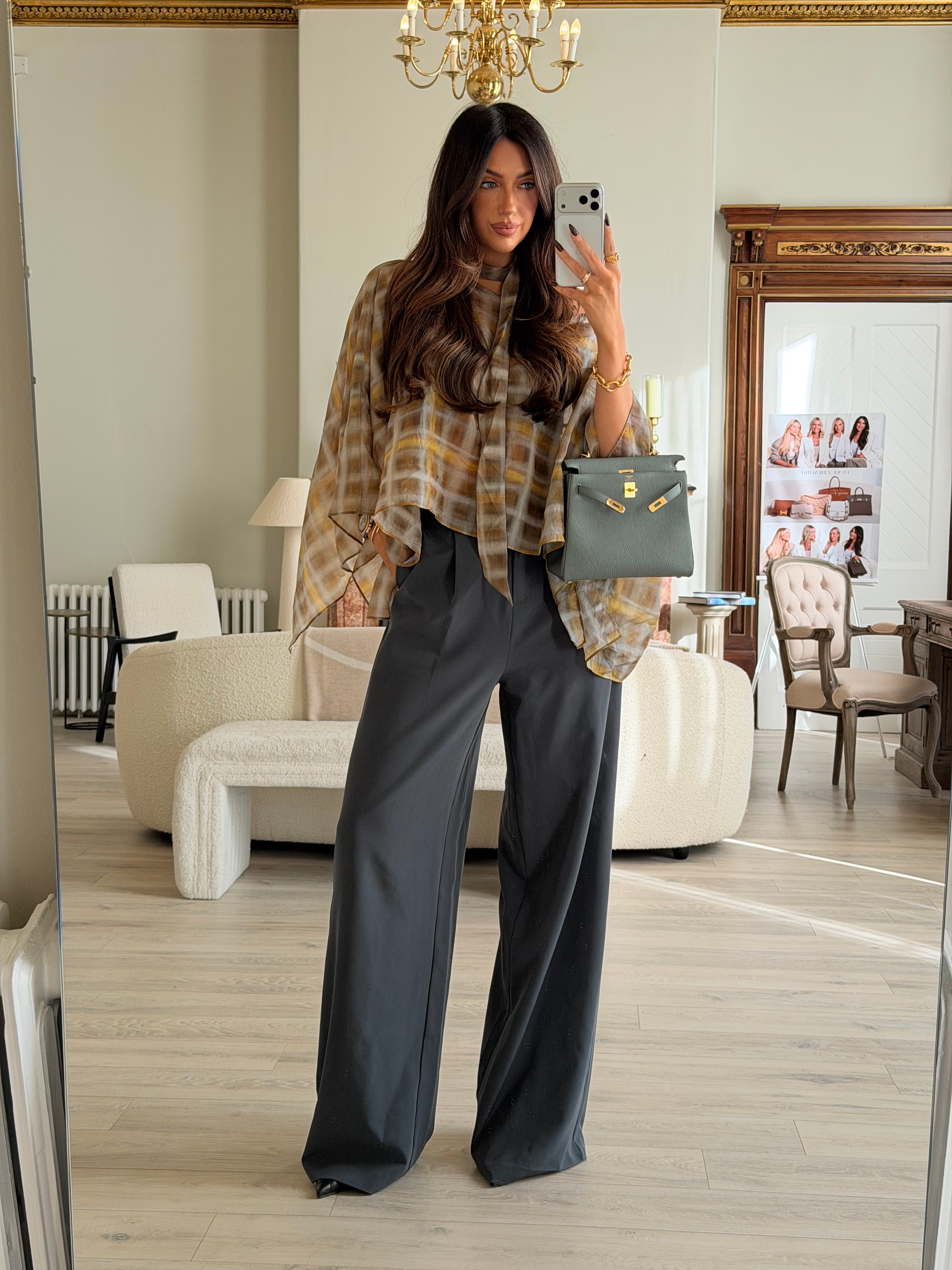 Authentic Pre Loved Hermès Kelly 25 In Vert Amande Togo Leather With Gold Hardware New & Unused