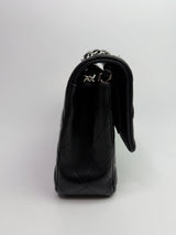 Chanel Medium Classic Double Flap Black Lambskin With SHW