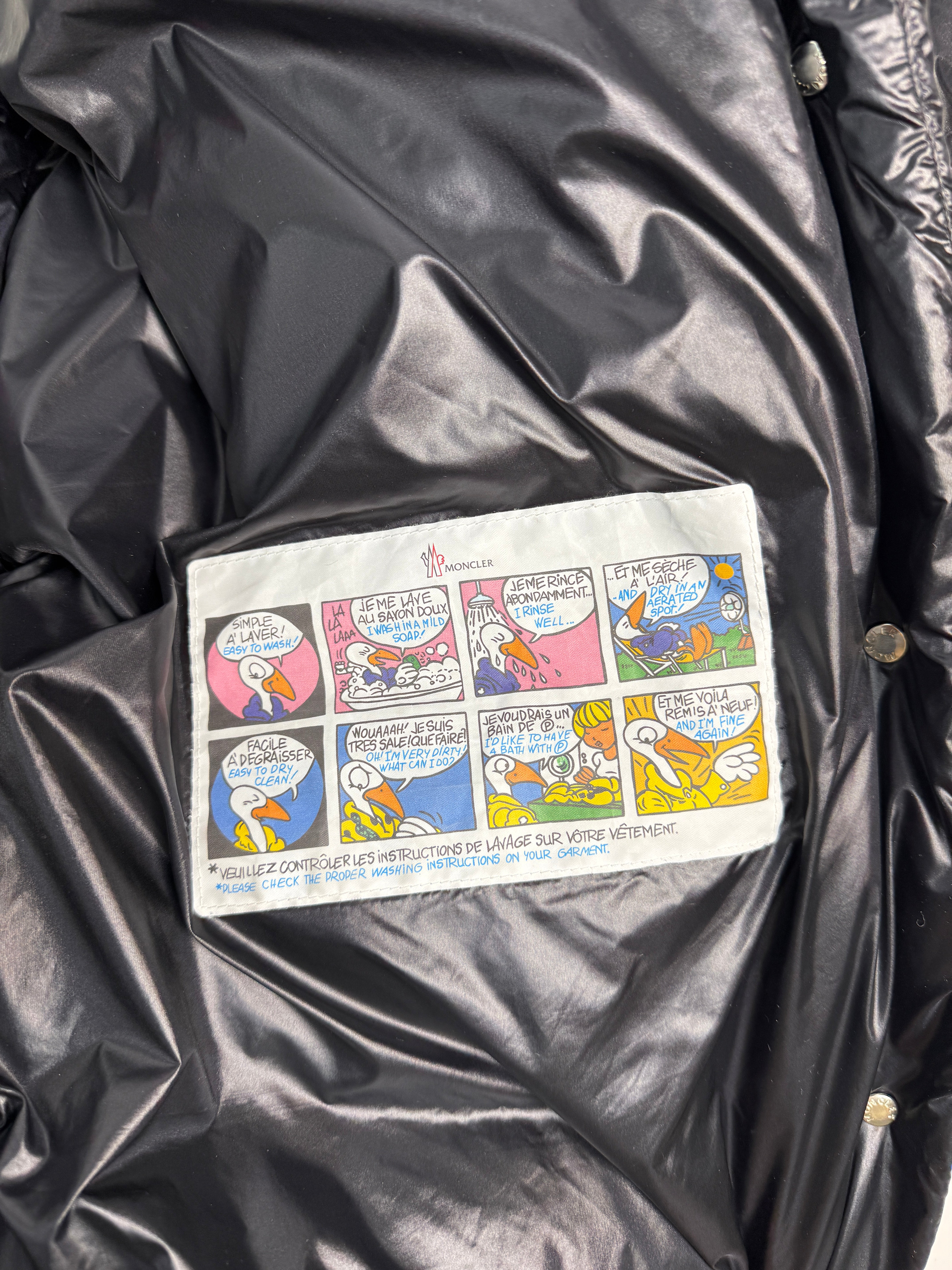 Moncler Nyon Long Down Jacket (TG1/UK10)