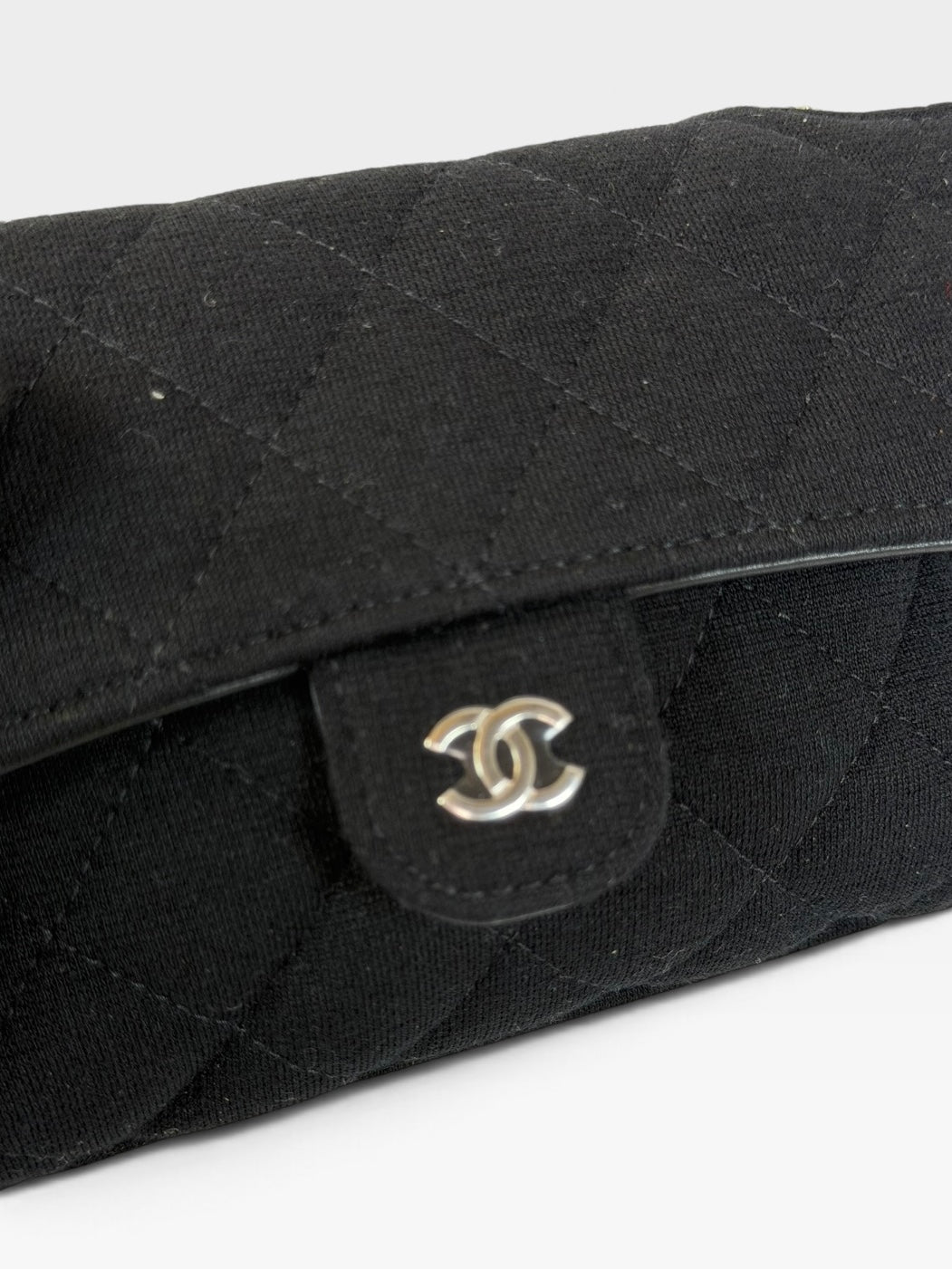 Chanel Foldable Tote Bag In Black Multicolour. Authentic and preloved in excellent condition. 100% guarantee