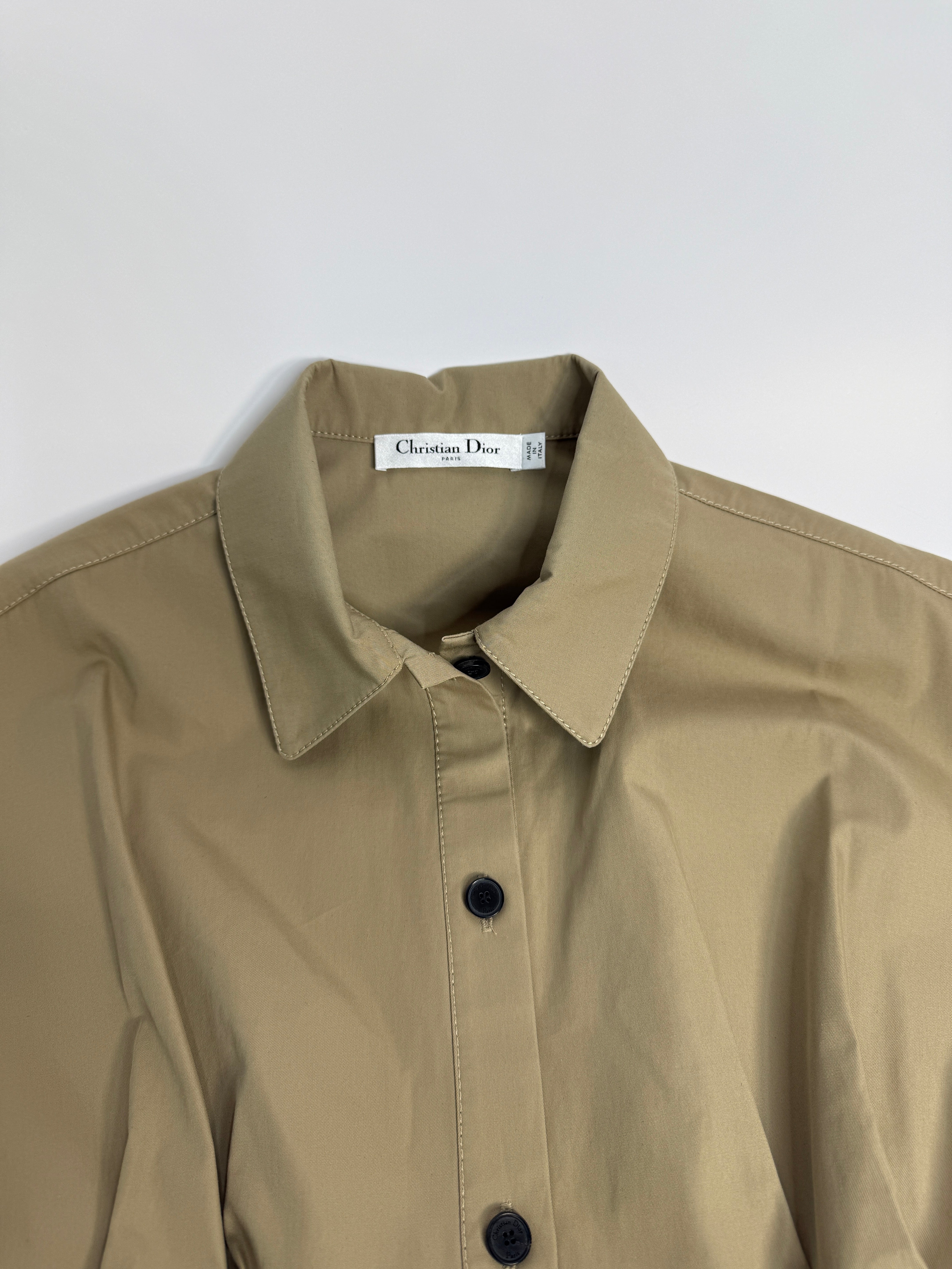 Christian Dior Dioriviera Mid-Length Belted Shirtdress (Size 38/UK10)