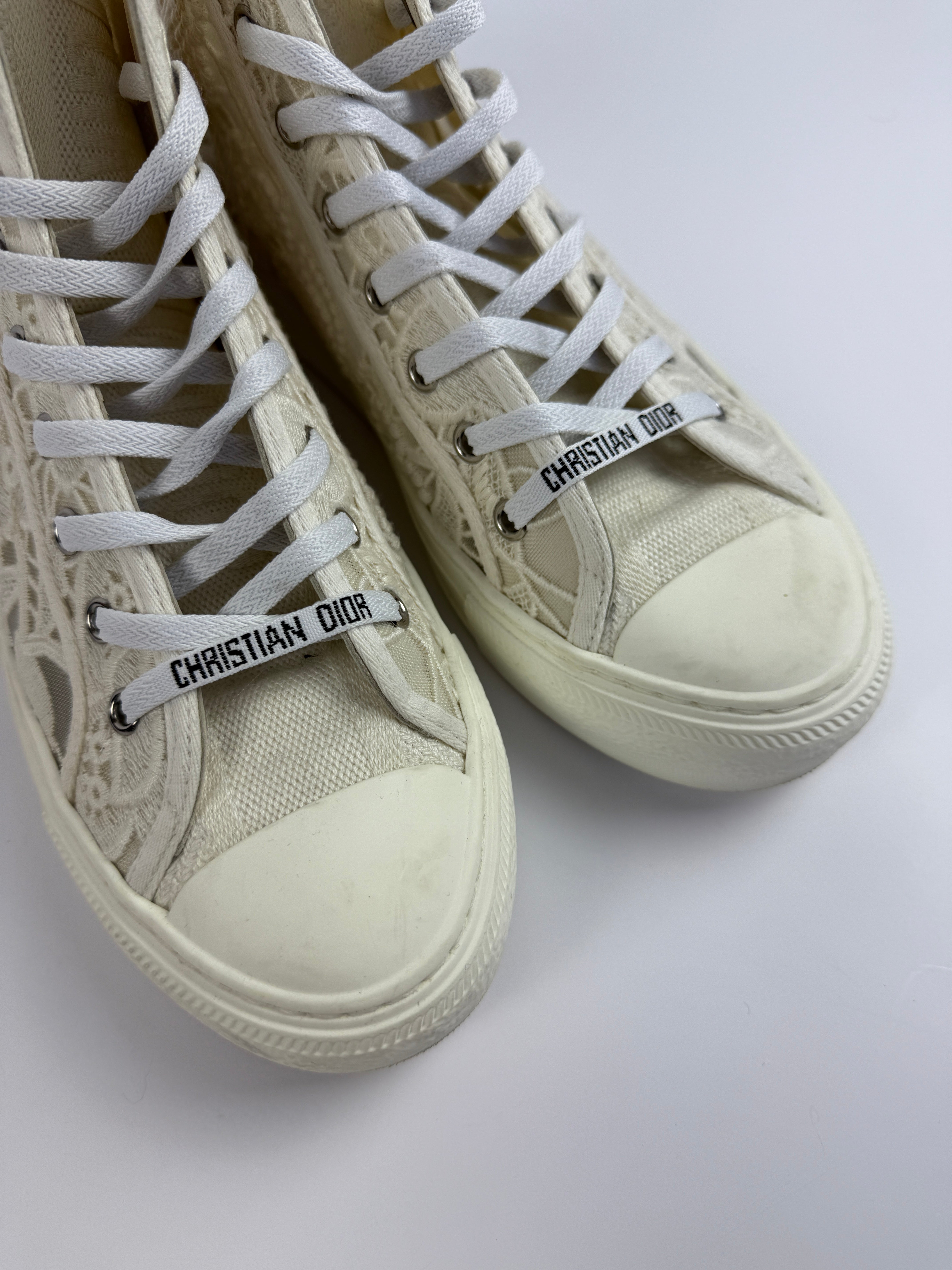 Christian Dior Walk'N'Dior High-Top Sneakers (Size 39 /UK 6)