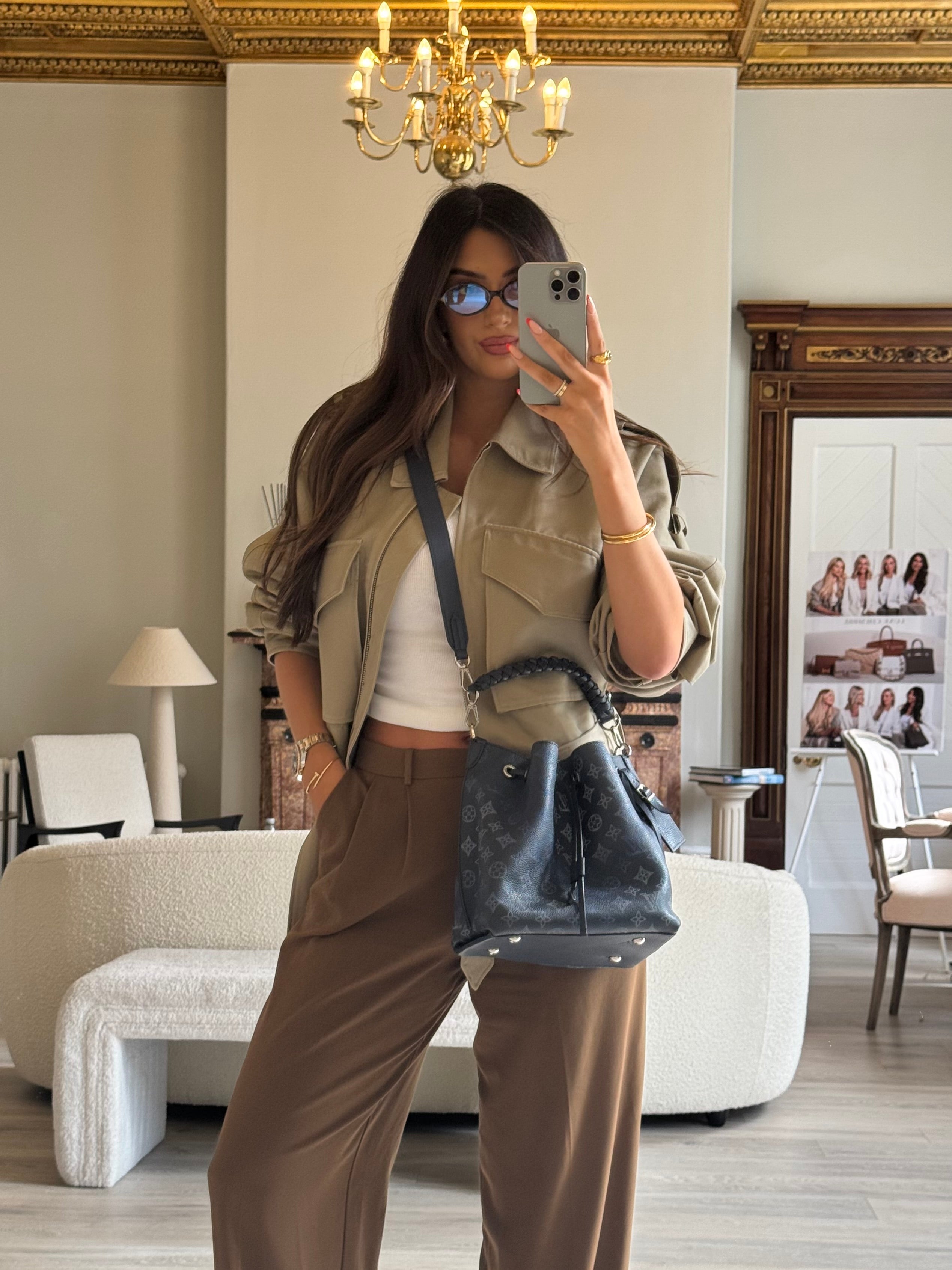 Louis Vuitton Muria Bucket Bag In Mahina Calfskin Leather