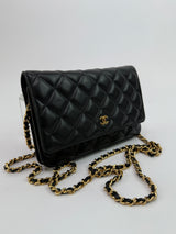 Chanel Wallet On Chain Black Lambskin Leather With GHW
