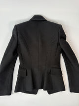 Balmain Black Blazer (Size34/UK6)