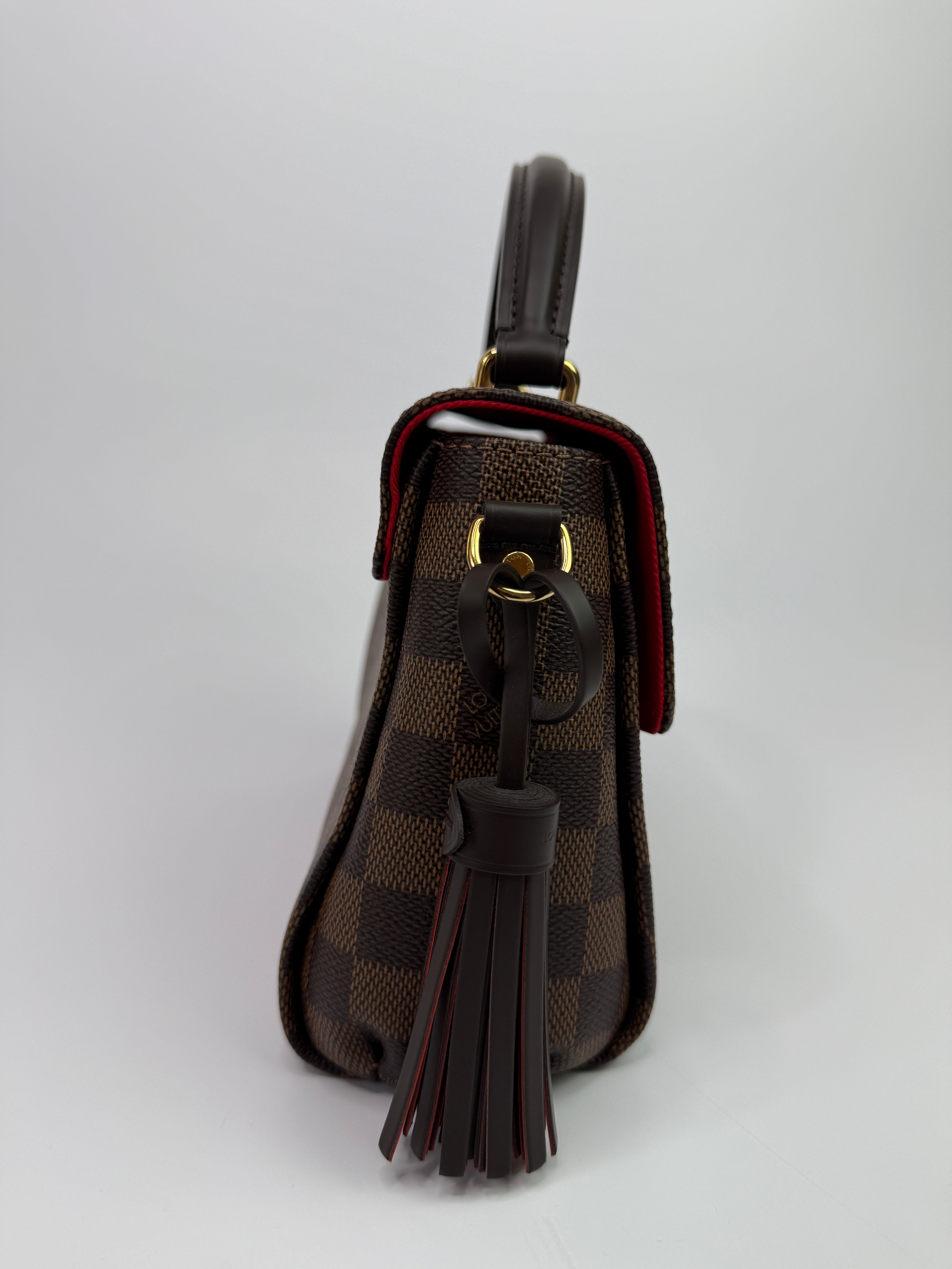 Louis Vuitton Damier Ebene Canvas Croisette Bag