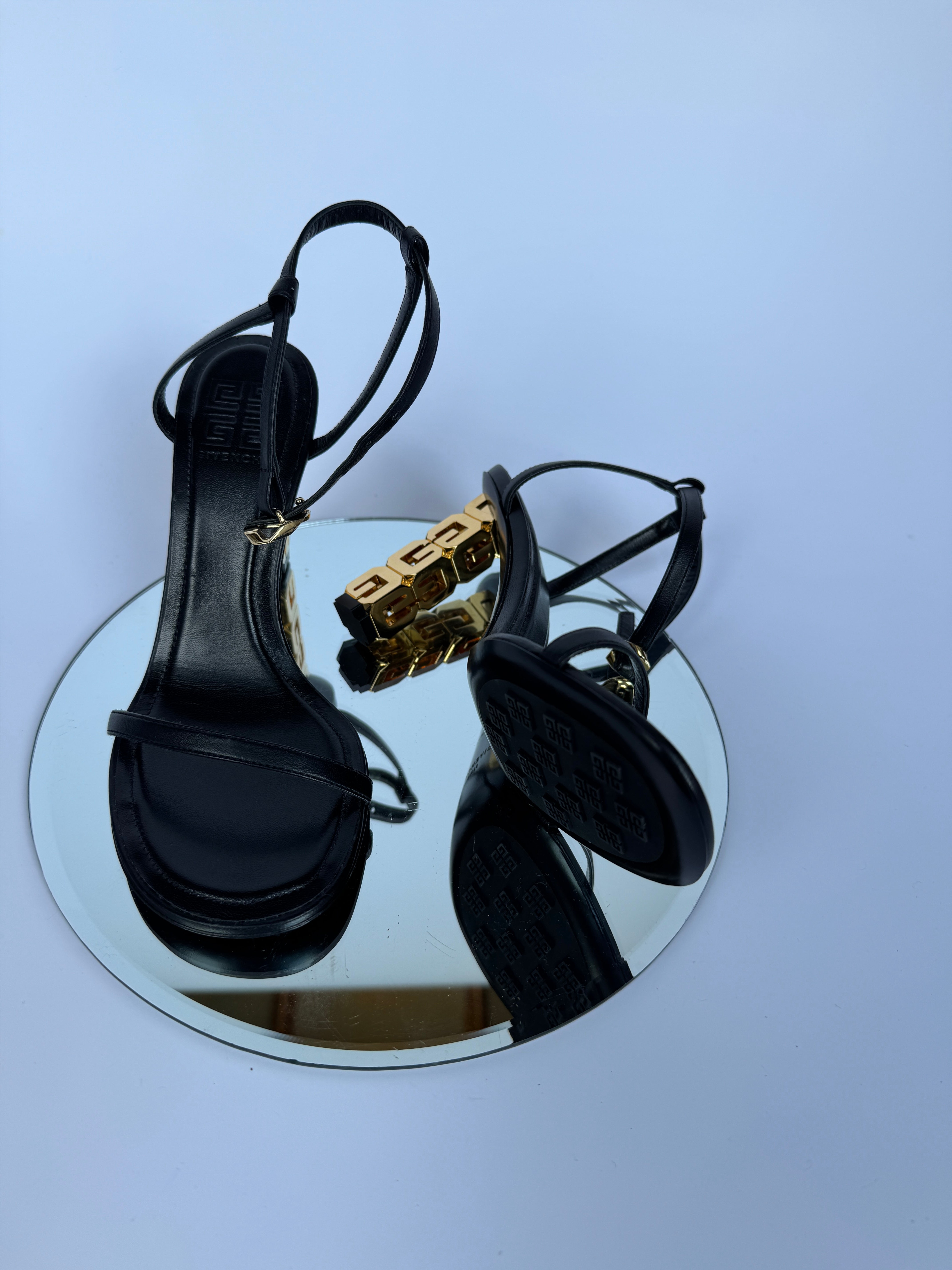 Givenchy G Cube 85 Sandals Heels (Size 36/UK3)