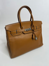 Hermès Birkin 35 In Gold Epsom Leather PHW