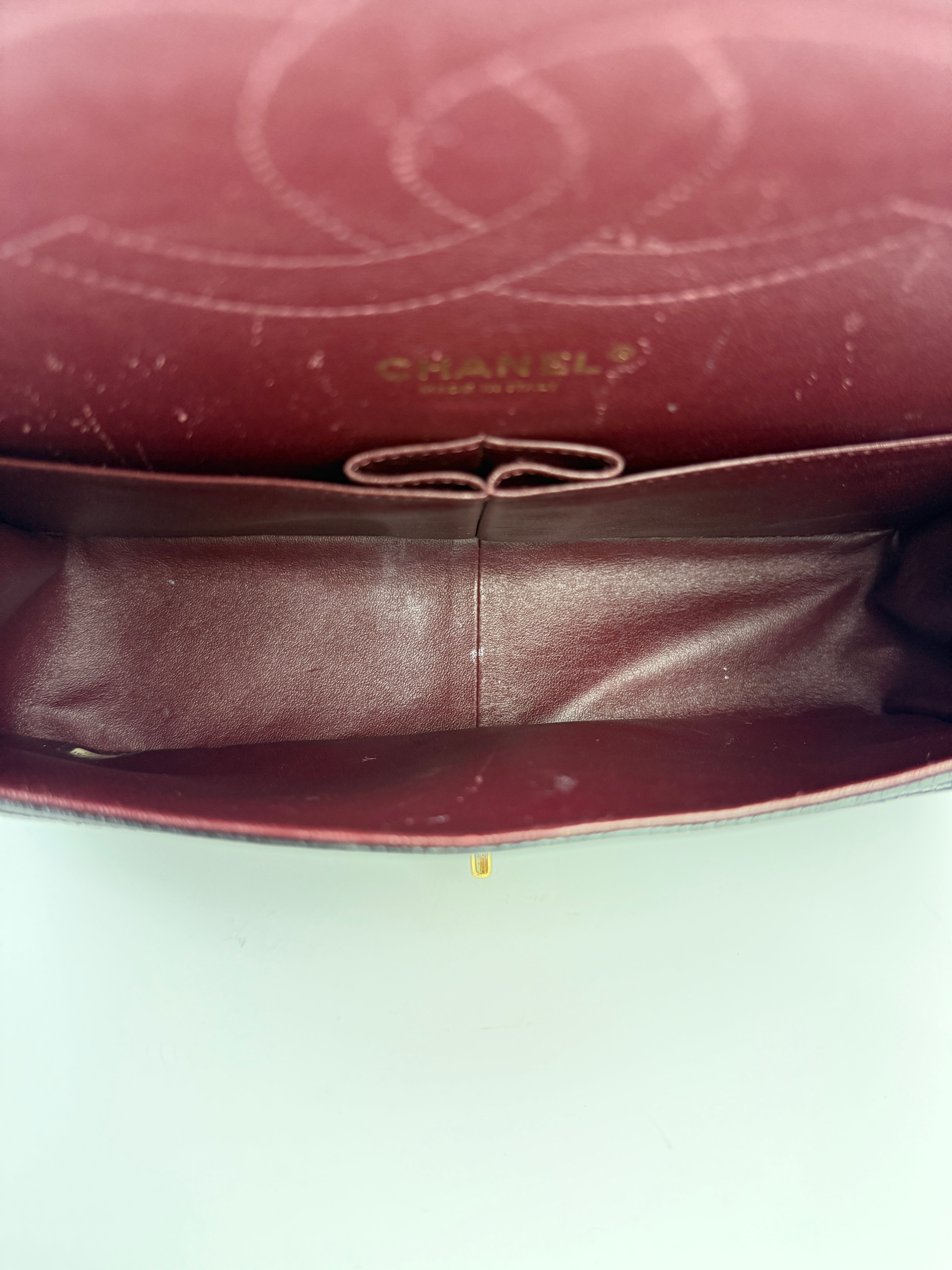 Chanel Jumbo Classic Double Flap In Black Caviar Gold Hardware
Pre Loved & Authentic