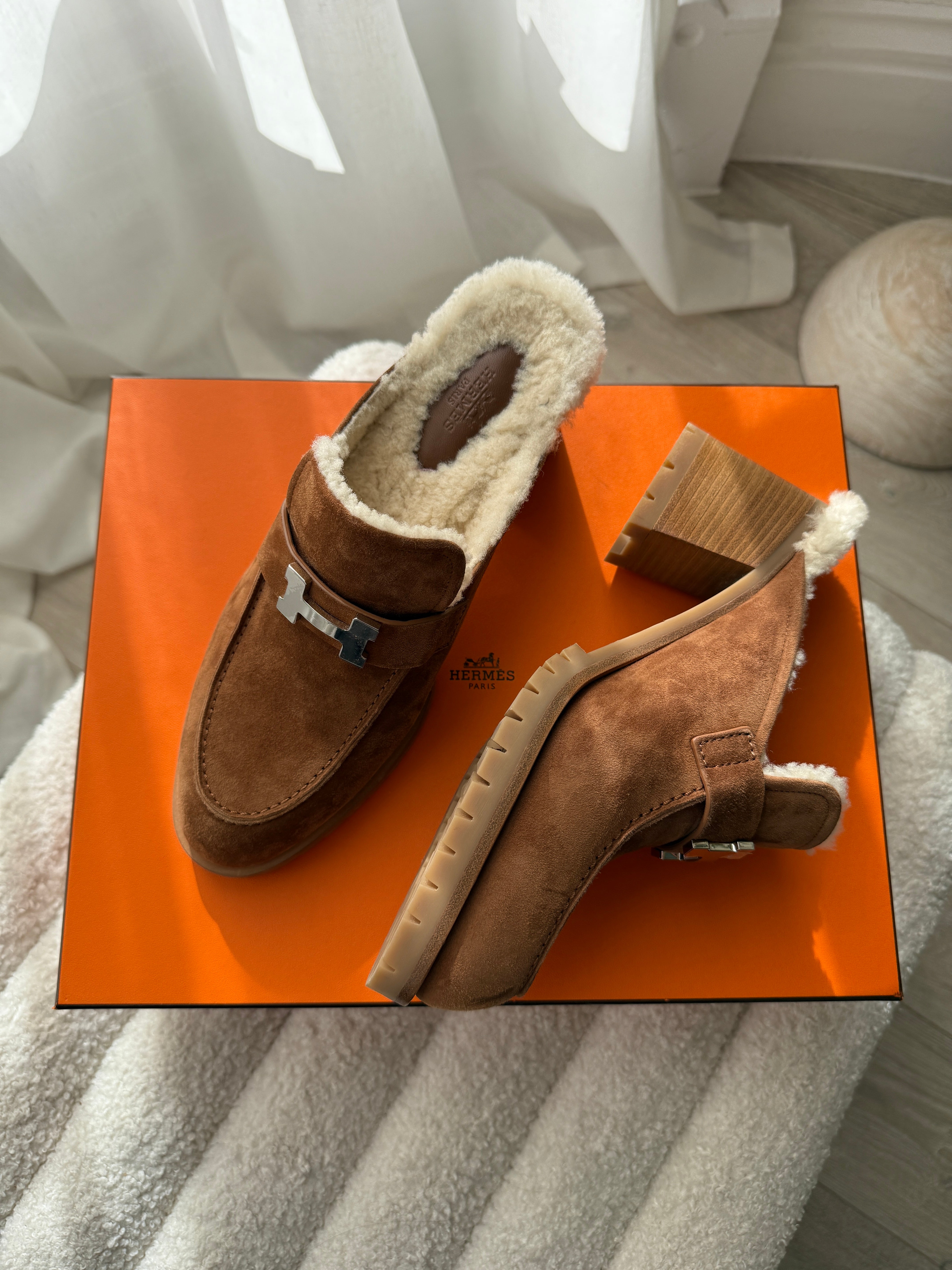 Hermès Flore 60 Mules (EU 40/UK7)