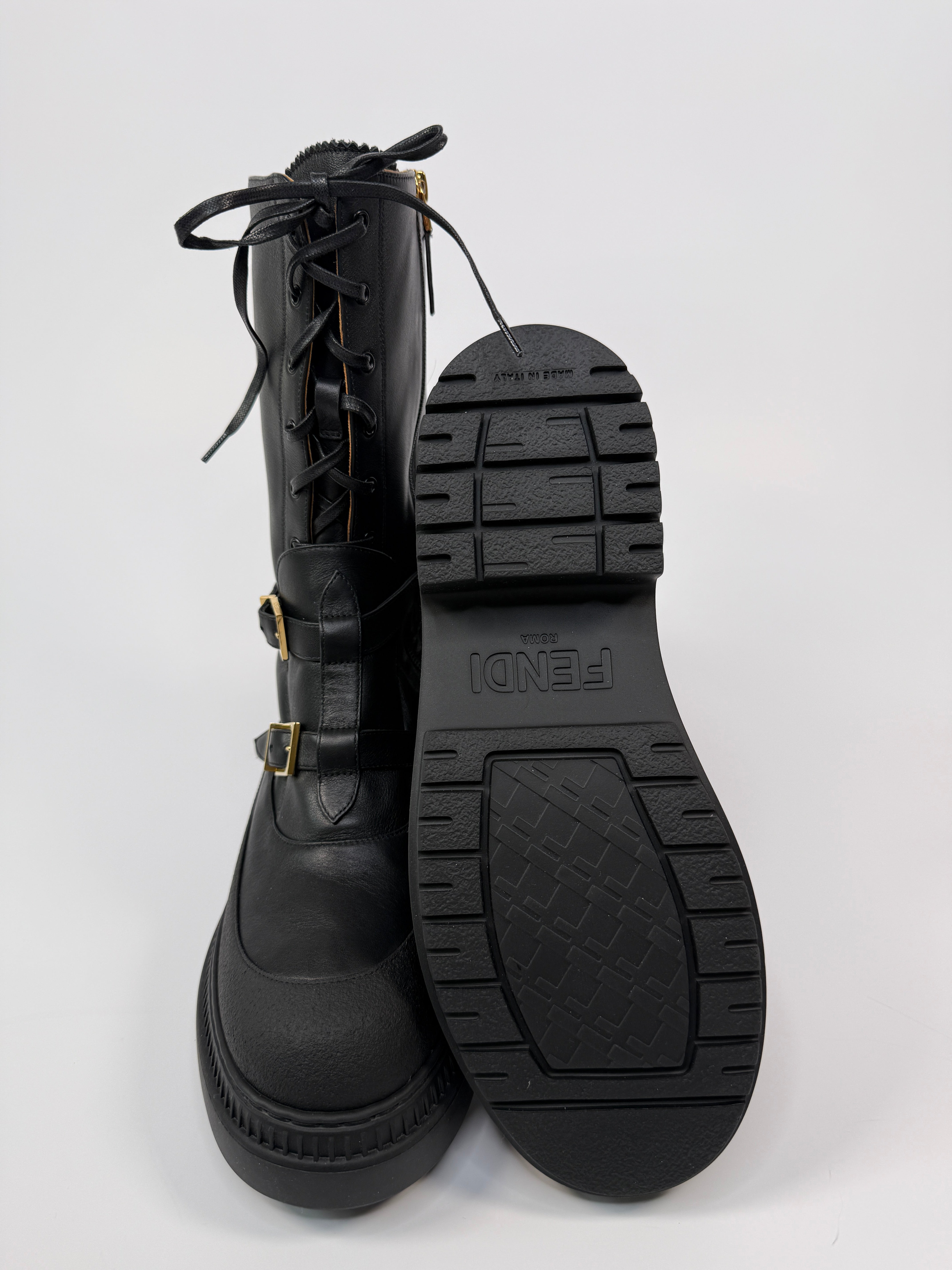 Fendi Biker Boots (Size 40/ UK7)