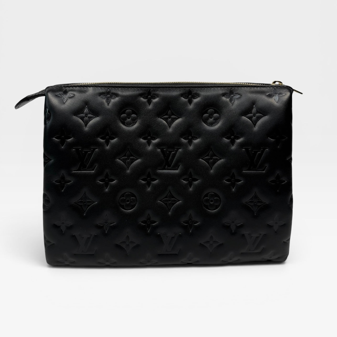 Louis Vuitton Coussin PM Bag In Black with Gold Hardware