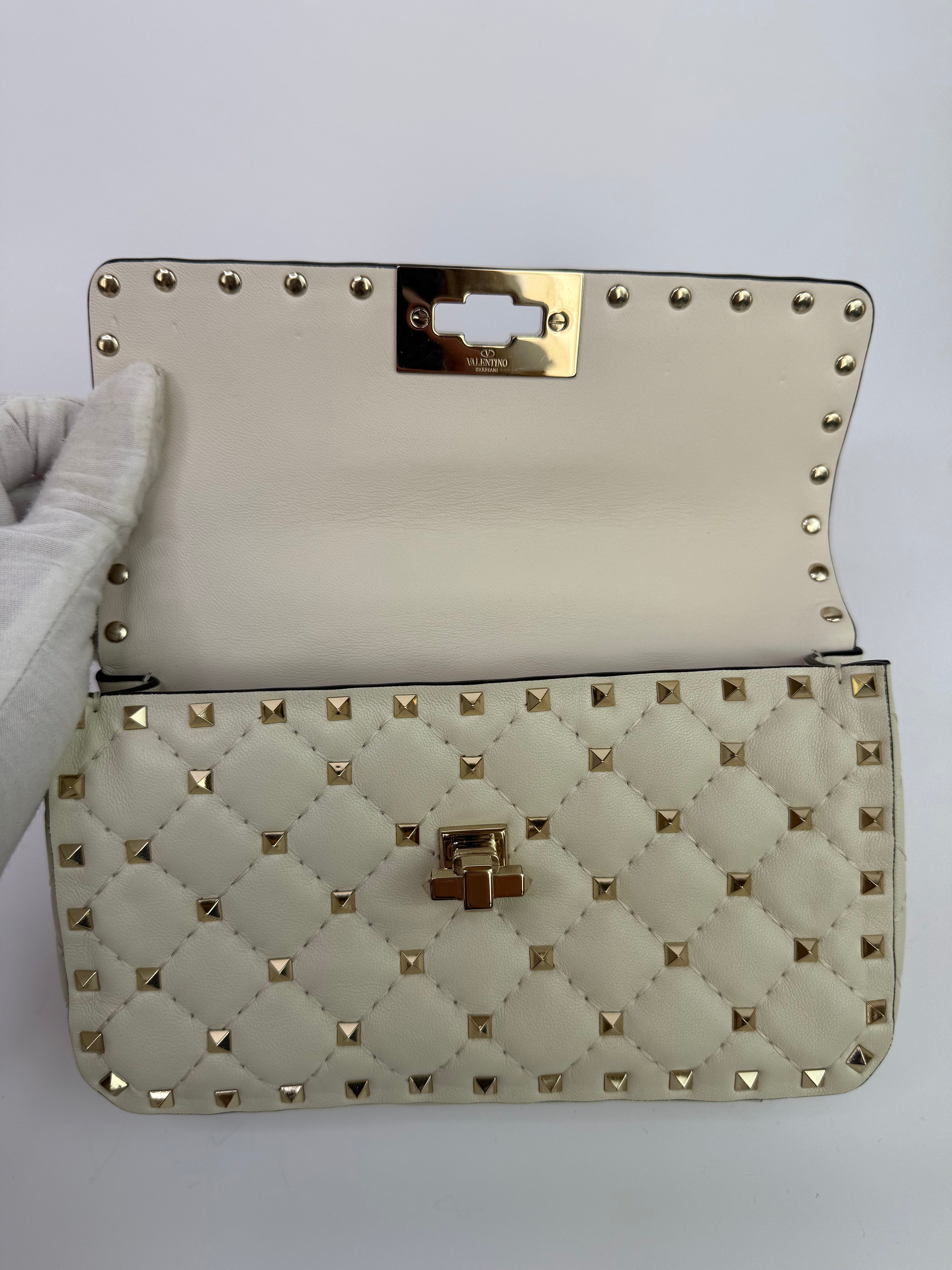 Valentino Garavani Nappa Rockstud Spike Bag