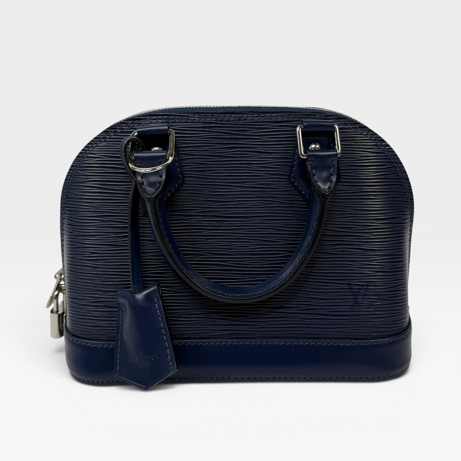 Louis Vuitton Alma BB In Navy Epi Leather