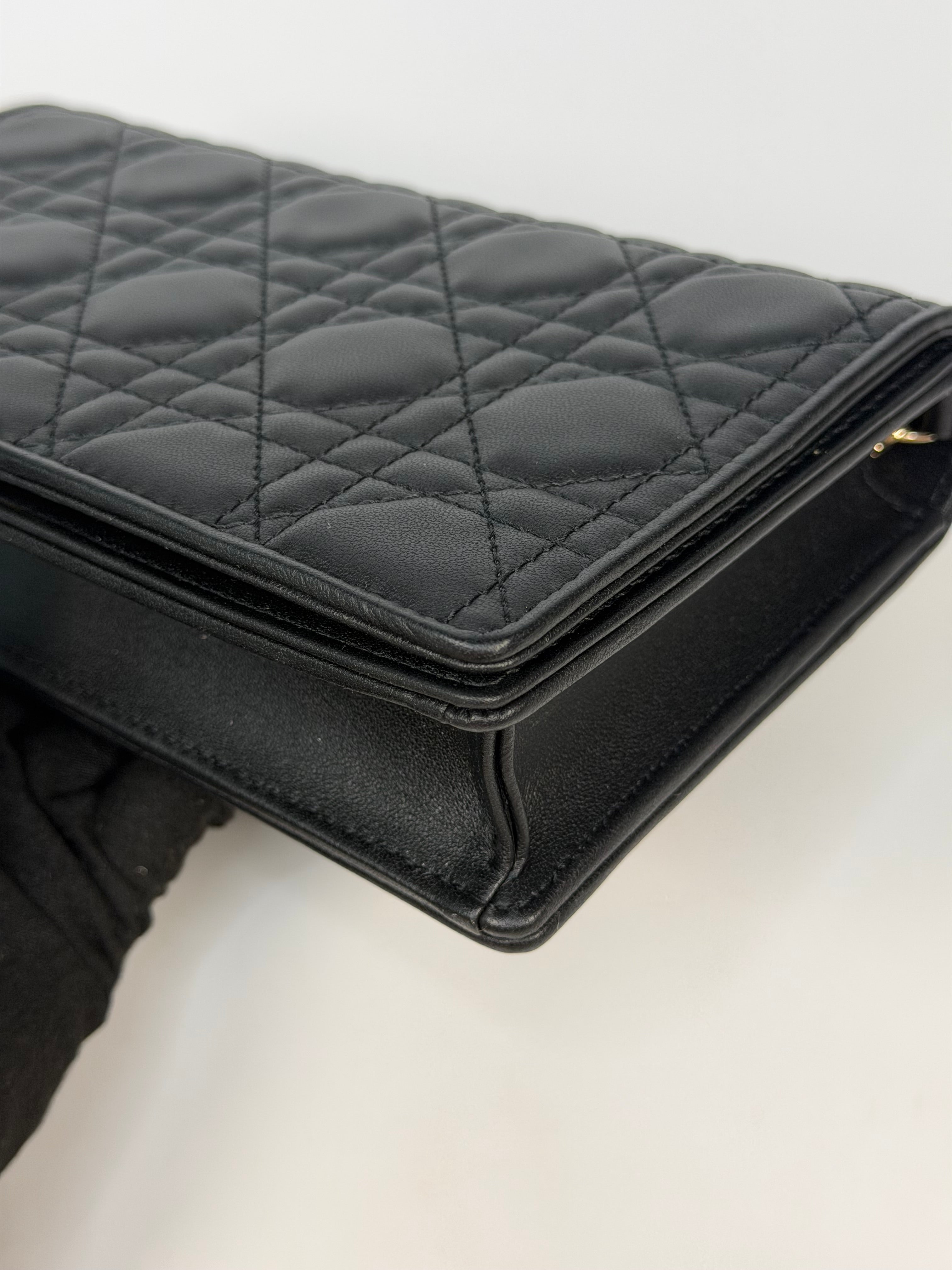 Christian Dior Lady Dior Pouch Black Lambskin Gold Hardware
Pre Loved & Authentic
New/unused
Insured next day delivery