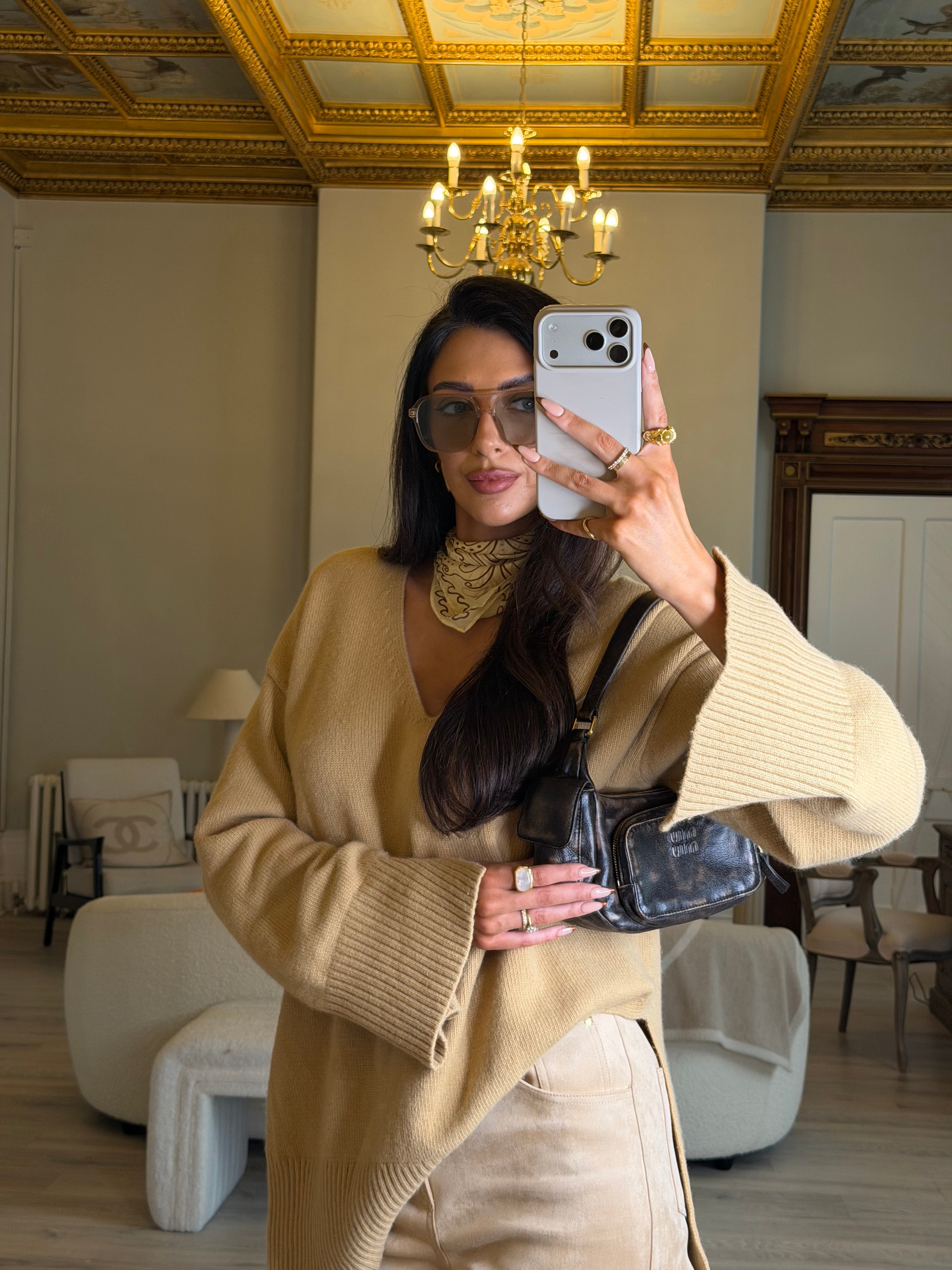 Miu Miu Pocket Nappa Leather Bag Brown Leather In Excellent preloved condition. 100% Authenticity guarantee