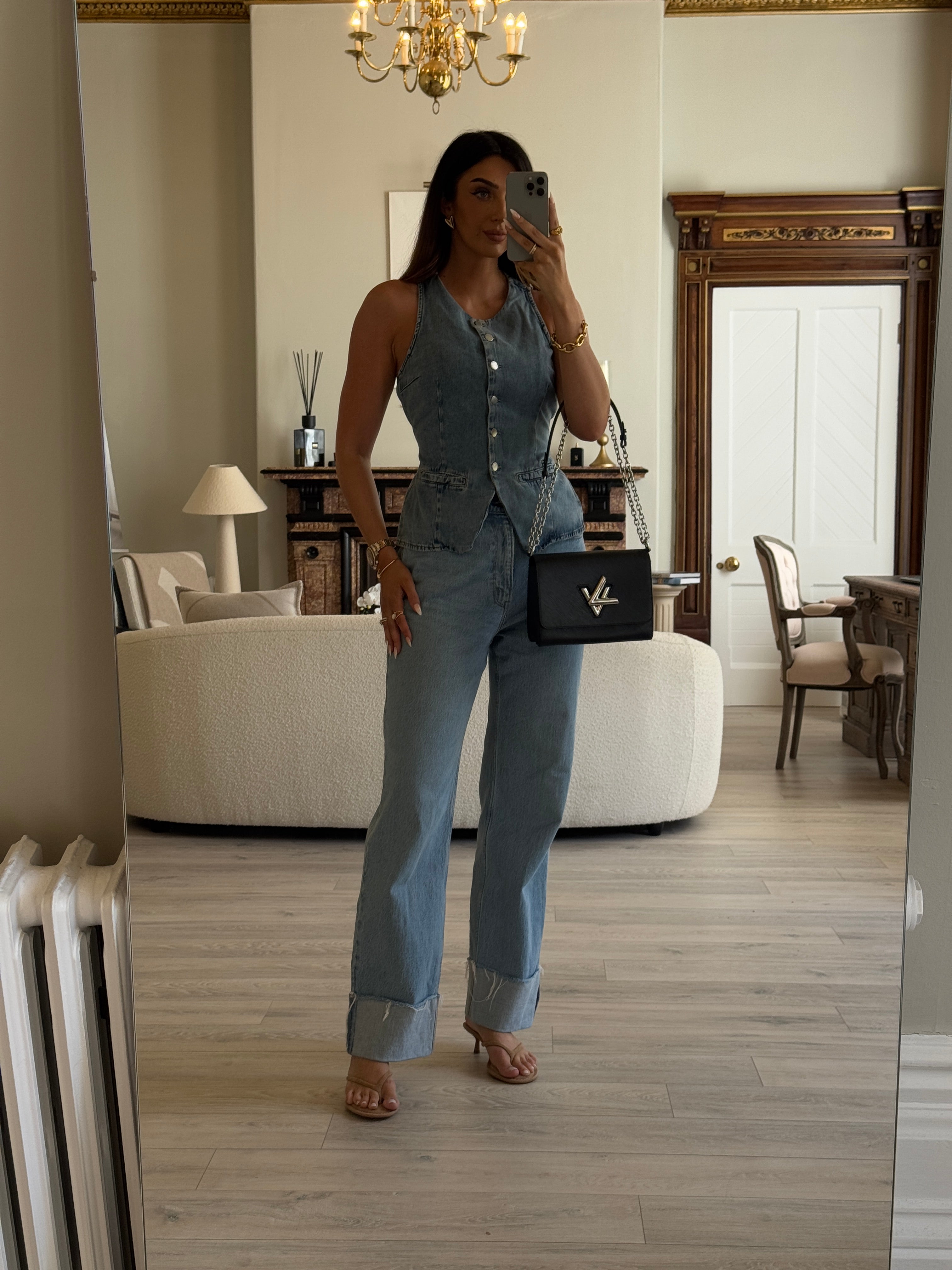 Louis Vuitton Black Epi Leather Twist MM Shoulder Bag