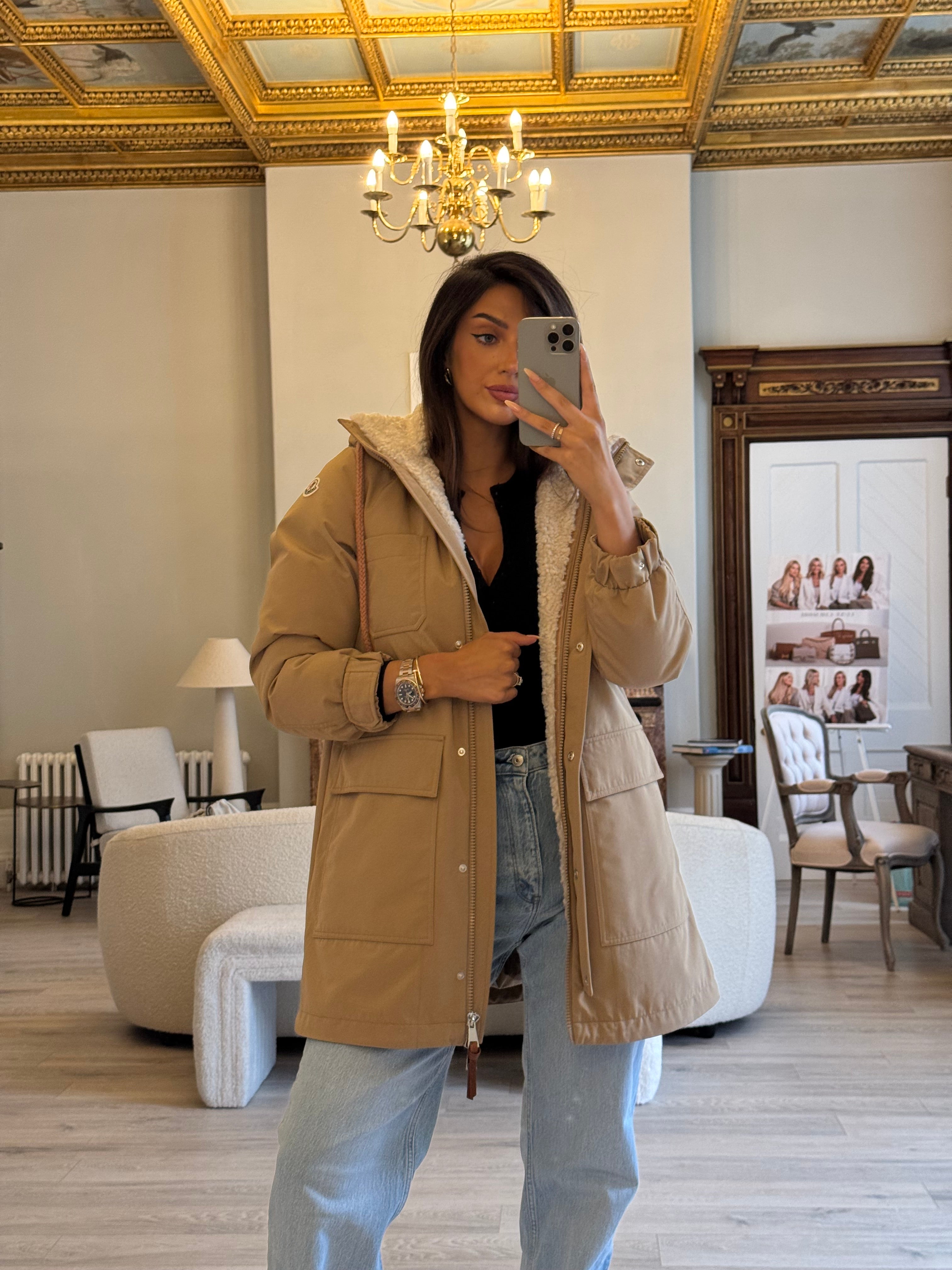 Moncler Urfe Hooded Shell Parka (TG1/UK10)