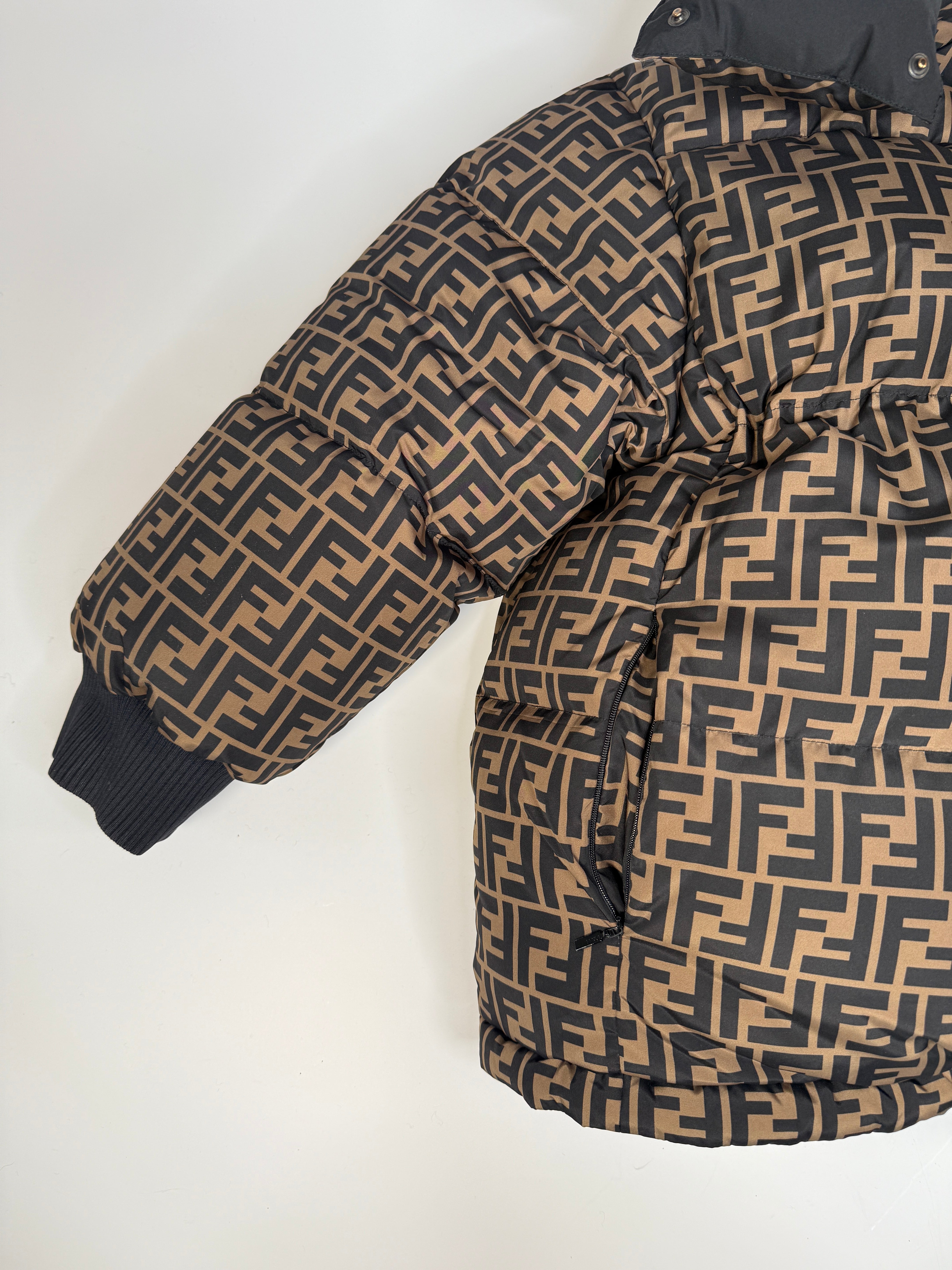 Fendi Ff Puffer Coat (Size M/UK10)