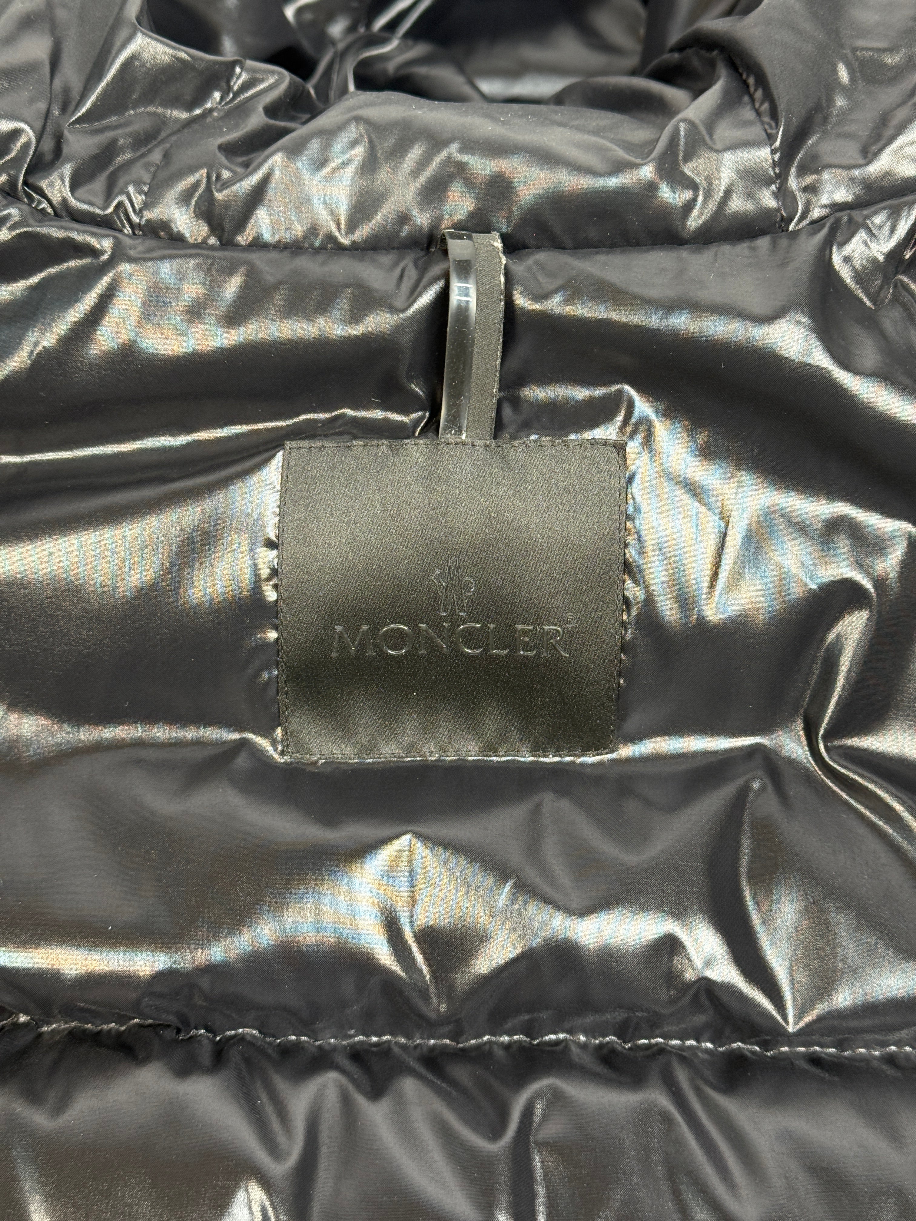 Moncler Herbe Hooded Quilted Shell Down Jacket (TG2/UK10)