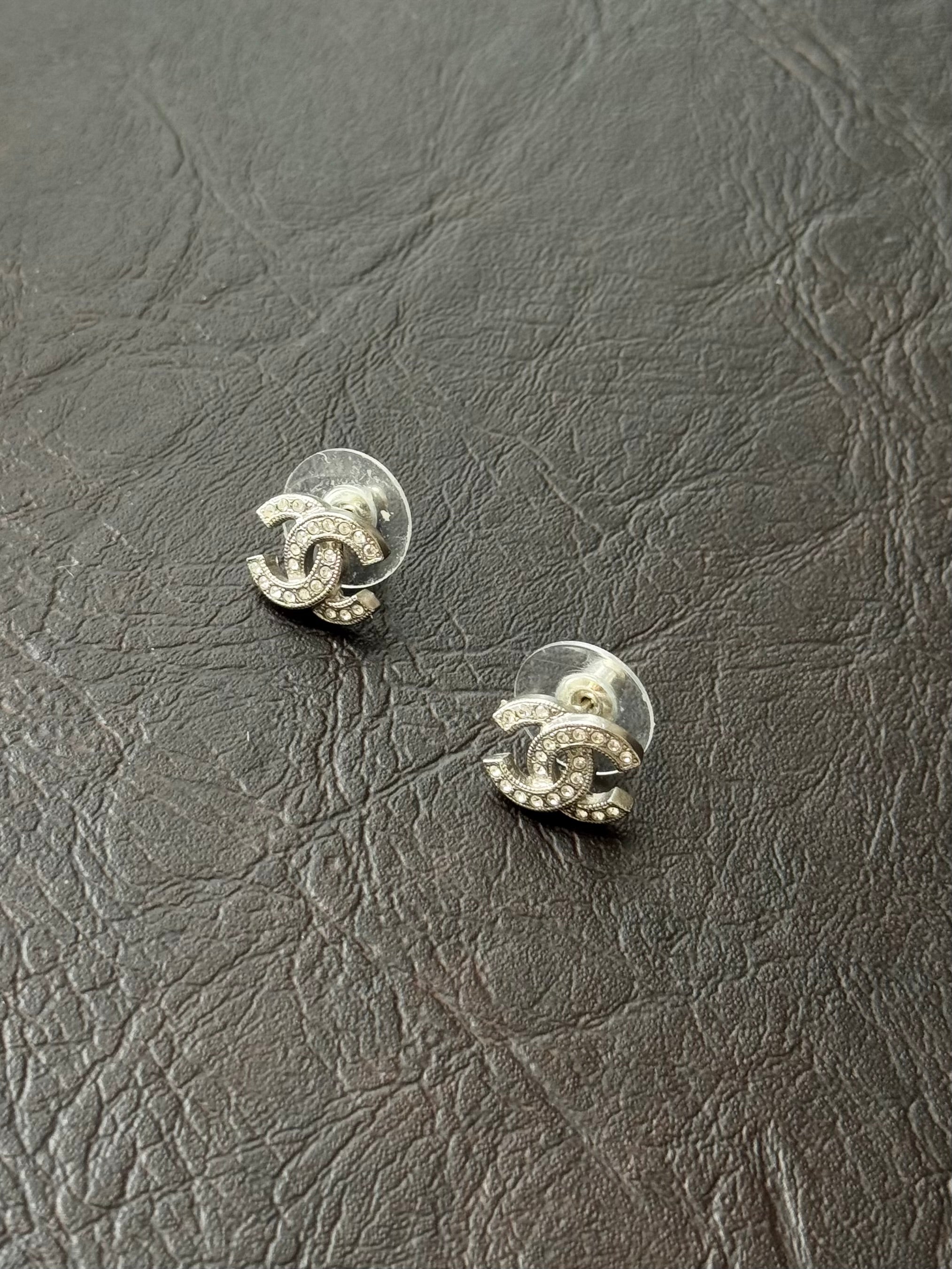 Chanel CC Stud Earrings