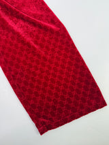 Gucci GG Devoré-velvet shirt and Trouser Set (Size 44/UK12)