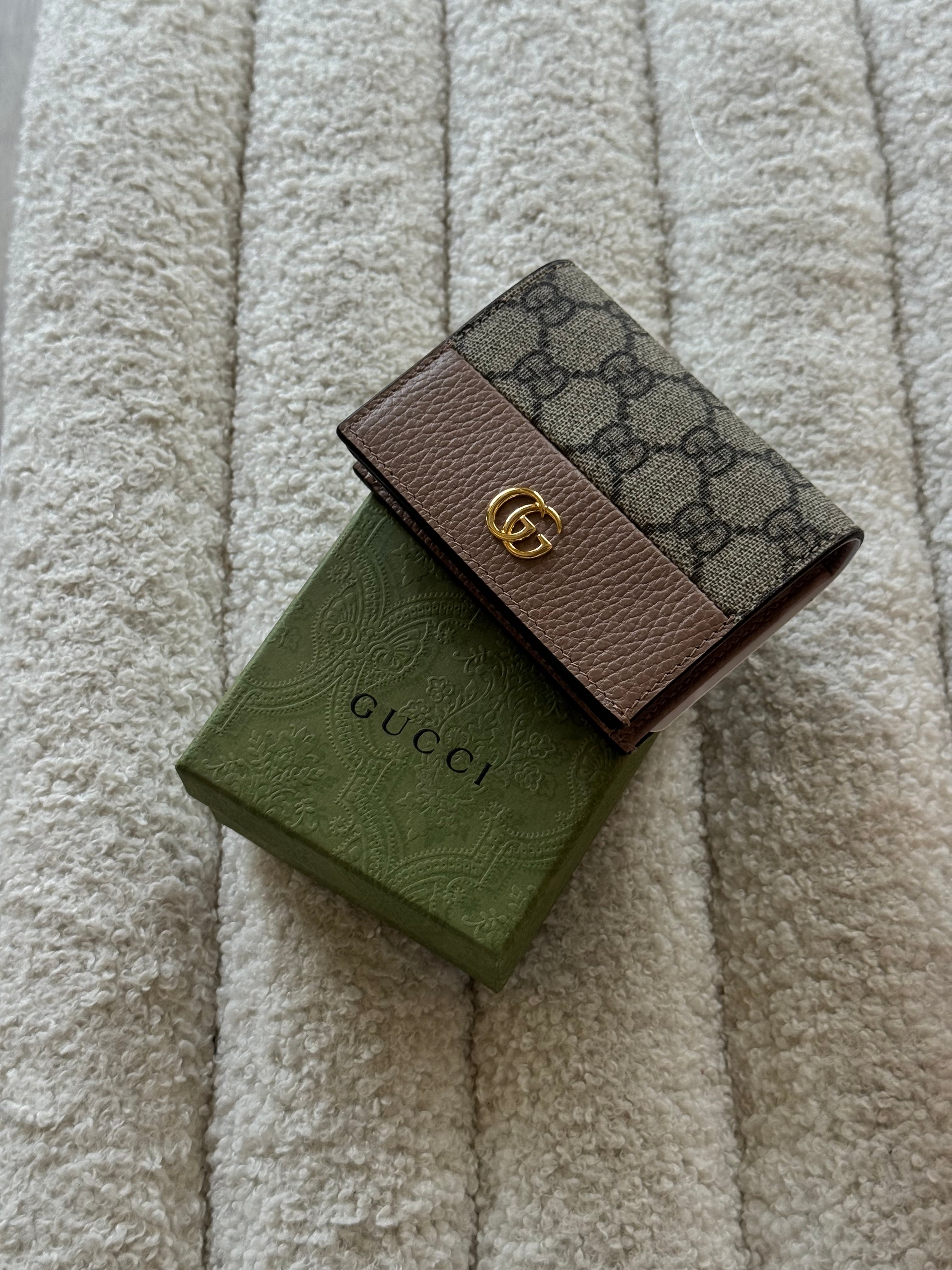 Gucci Bi-Colour GG Marmont Mini Wallet