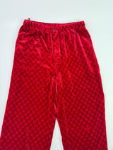 Gucci GG Devoré-velvet shirt and Trouser Set (Size 44/UK12)