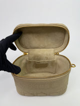 Christian Dior Cannage Lambskin Small Dior Vanity Case