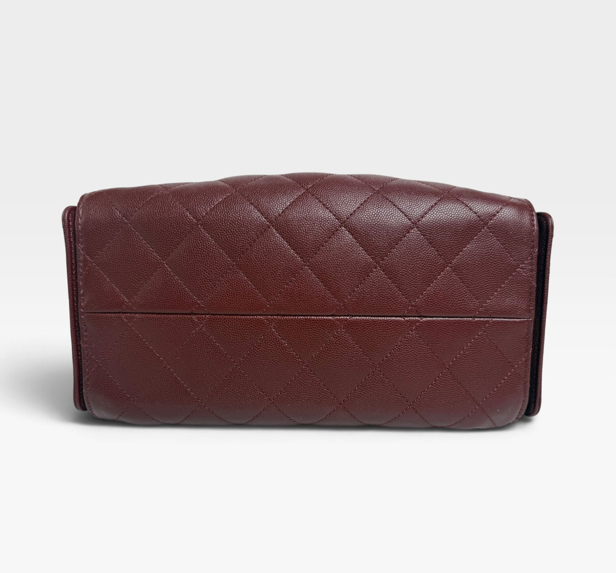*Luxe Top Pick* Chanel 25 Small In Burgundy Caviar Leather With Gold Hardware