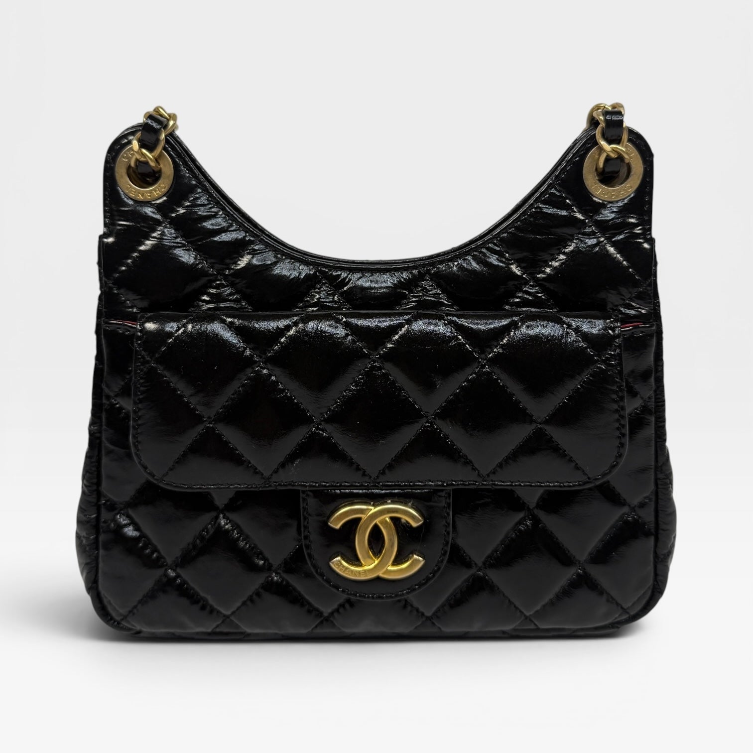 Chanel Mini Quilted Medallion Shoulder Bag With Gold Hardware