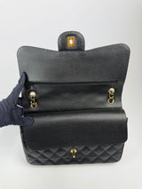 Chanel Jumbo Classic Double Flap In Black Caviar GHW