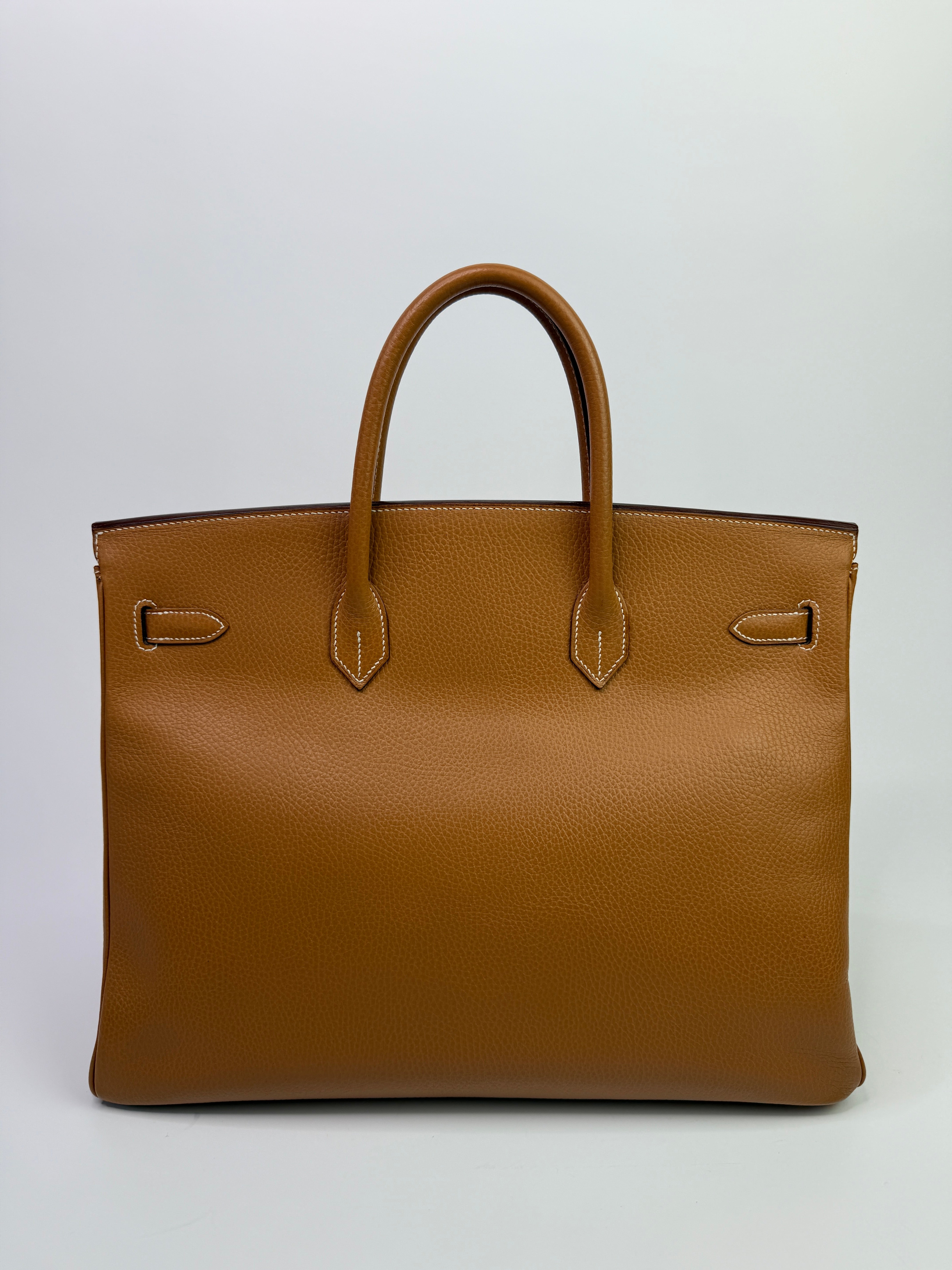 Hermès Birkin 40 In Gold Courchevel Leather With GHW