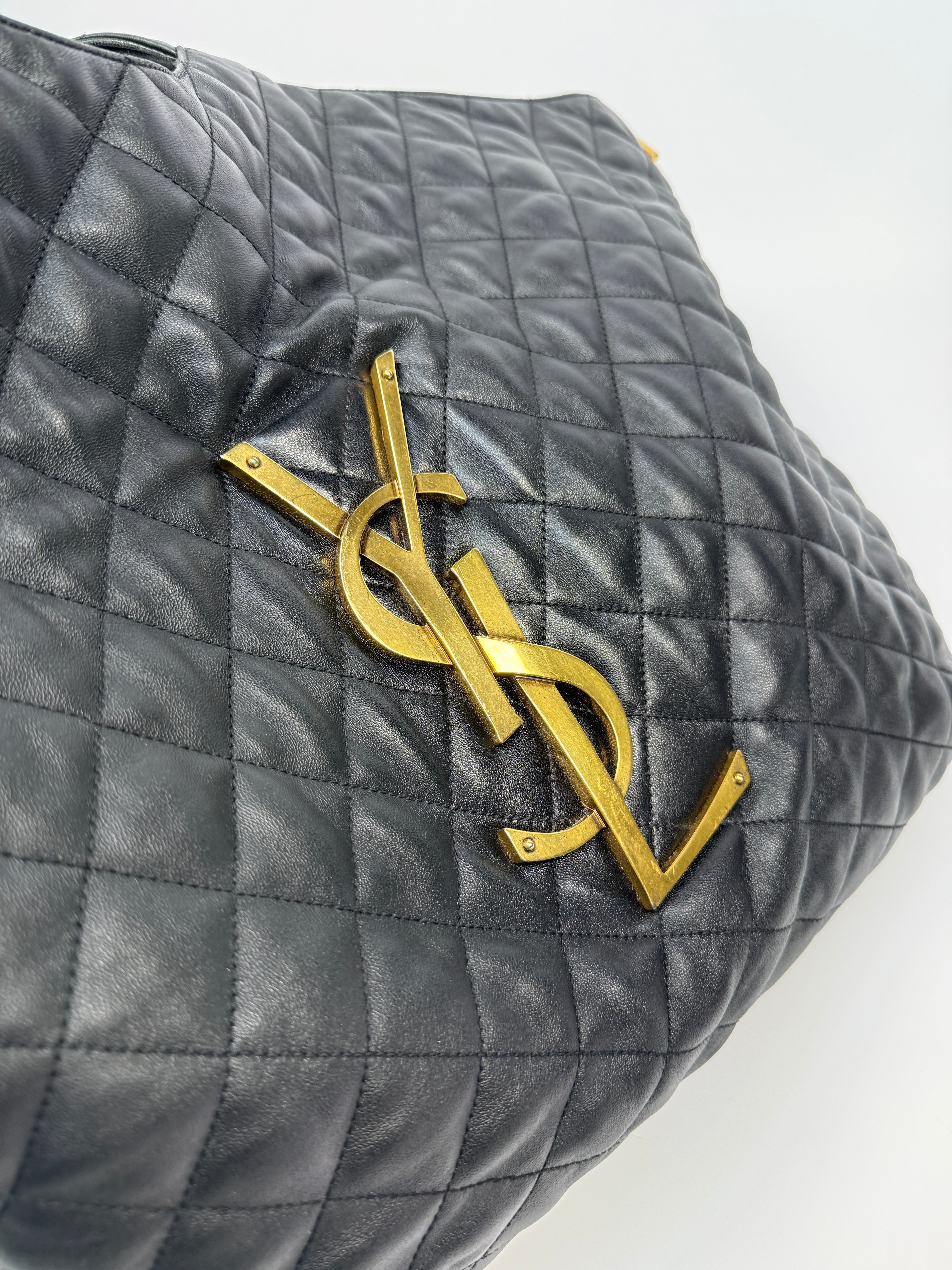 Saint Laurent ICARE Maxi Quilted Leather Shopping Bag