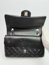 Chanel Medium Classic Double Flap Black Lambskin With SHW