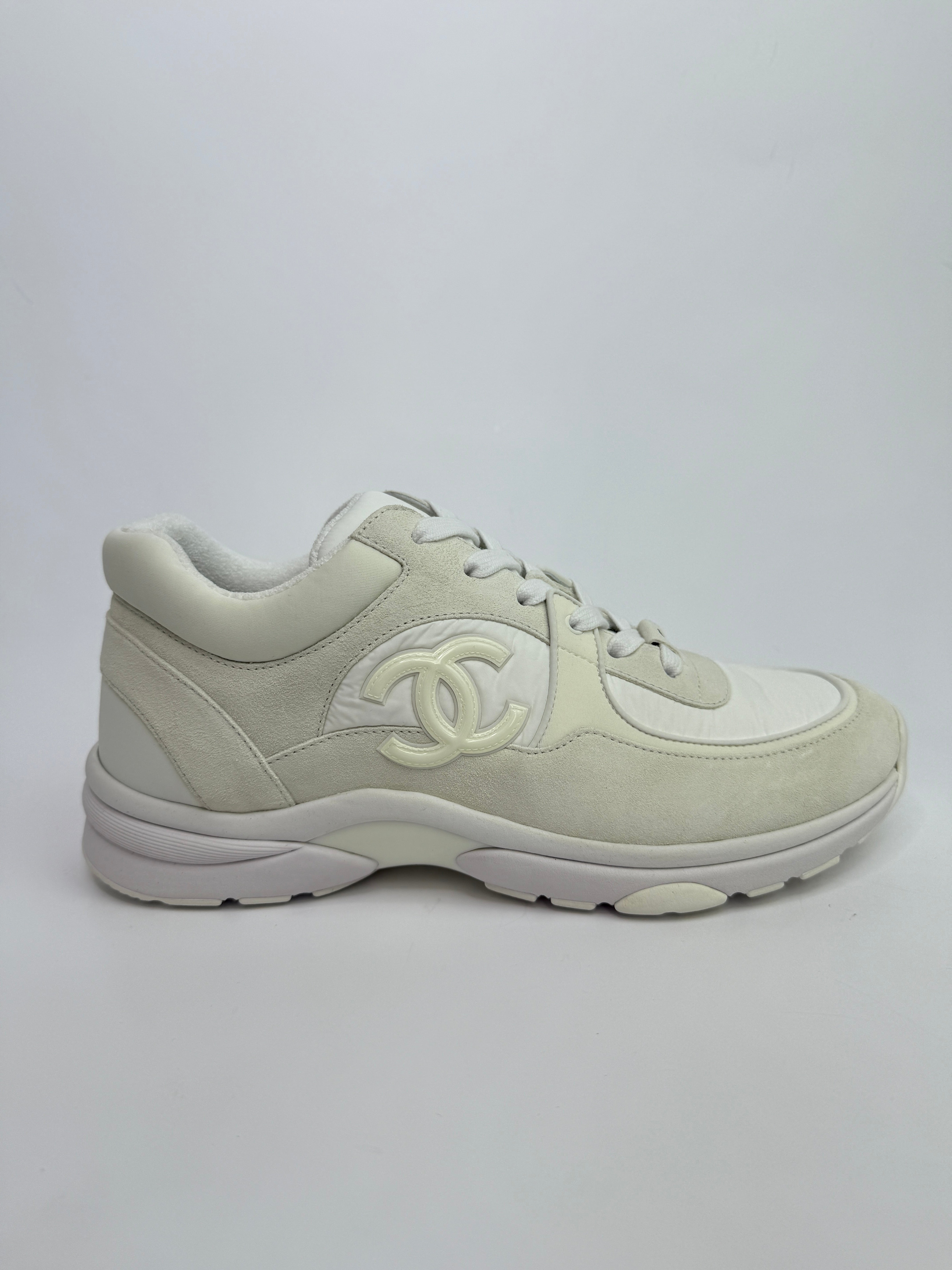Chanel CC Logo Sneakers(Size 41/UK8)