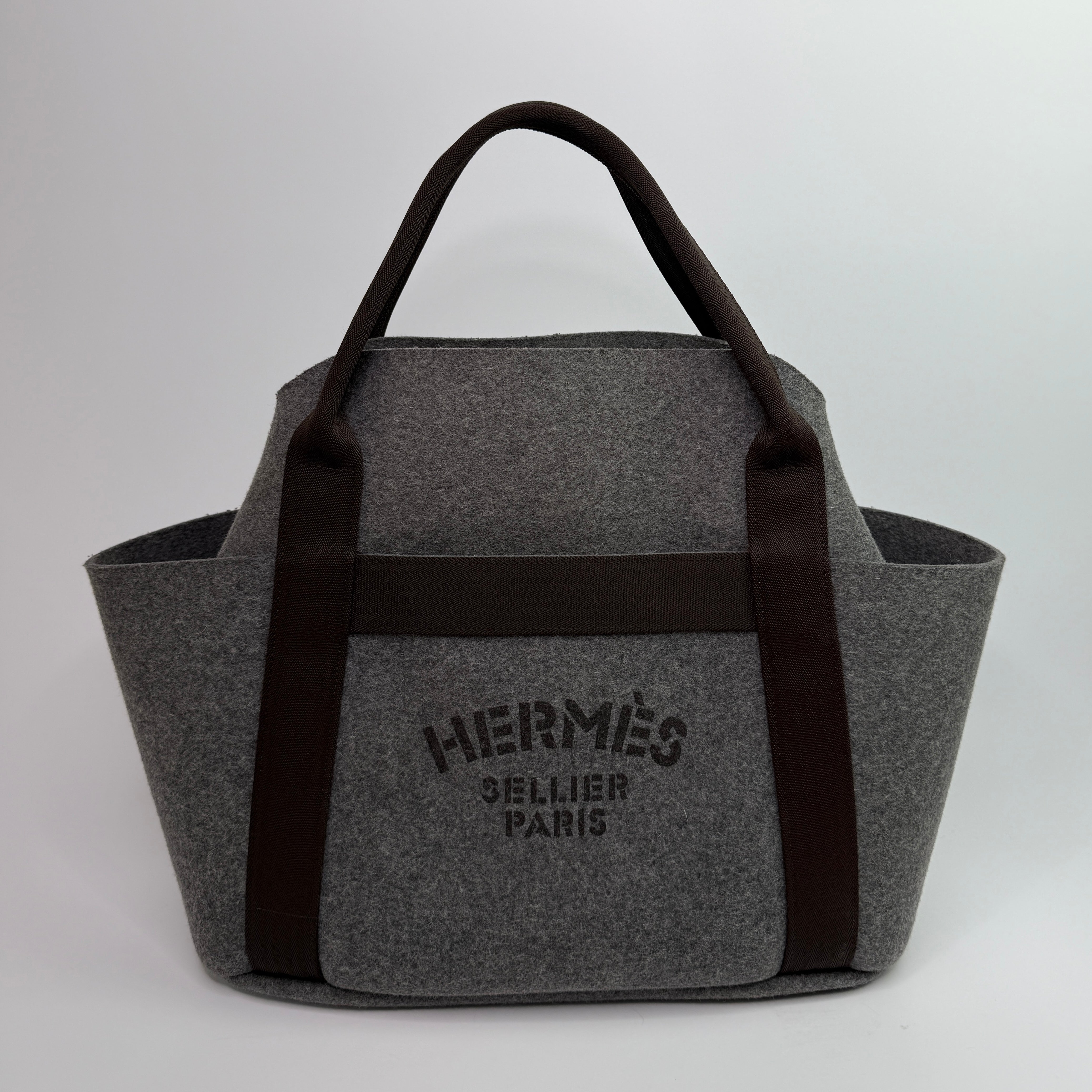 Authentic Pre Loved Hermès Acier Grooming Bag Excellent Condition