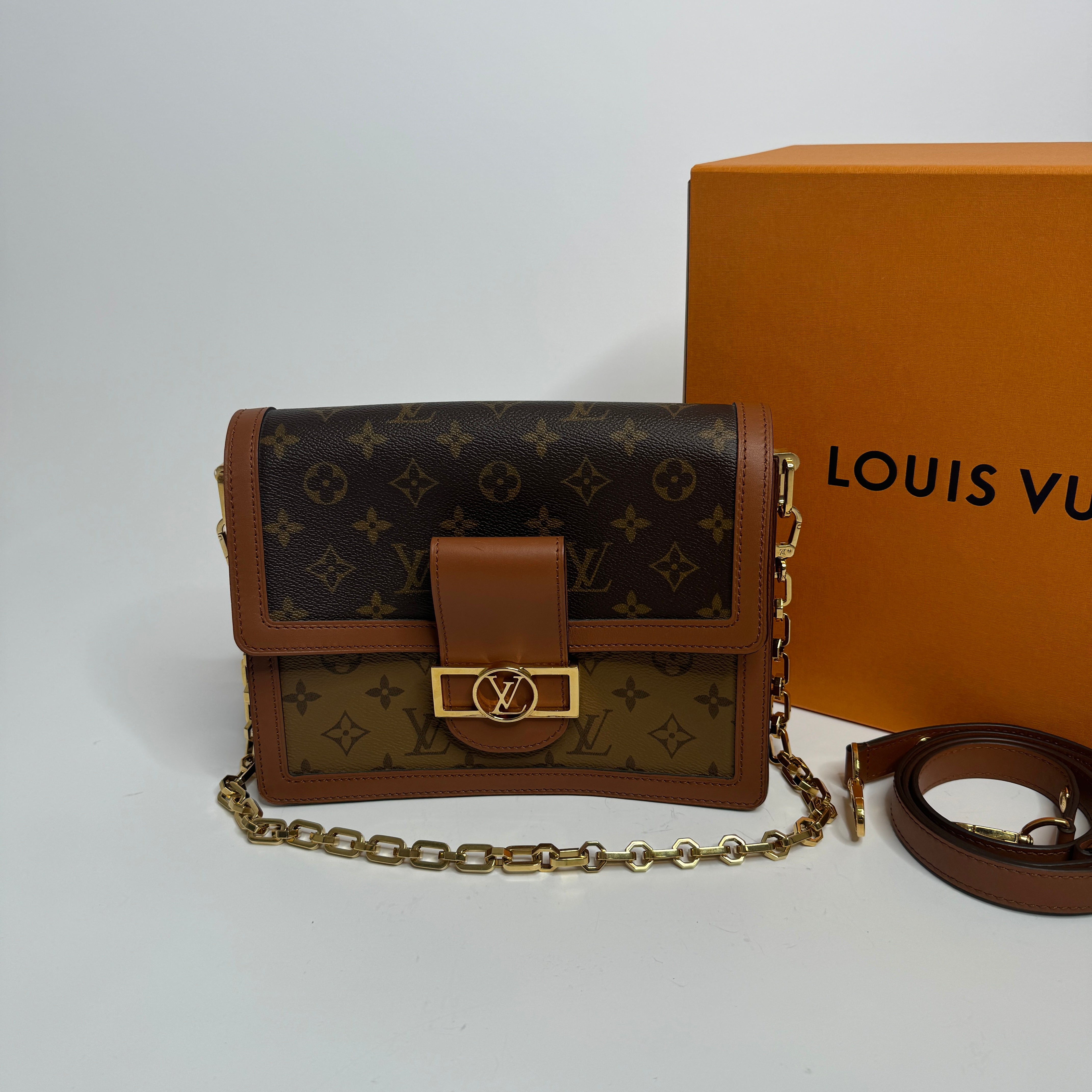 Authentic pre-loved Louis Vuitton Dauphine MM Bag. New & Unused.
