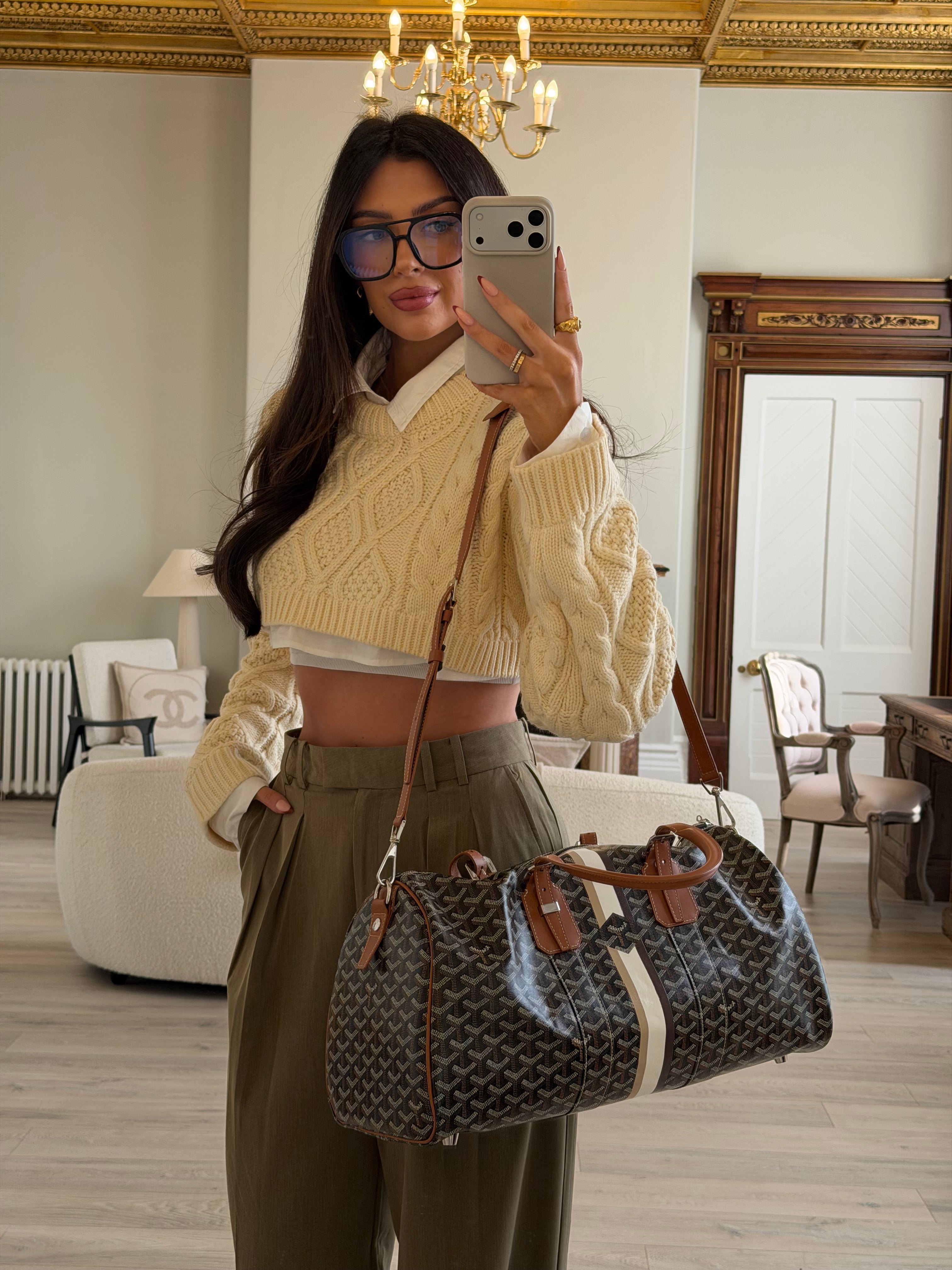 Goyard Boston 45 Travel Bag