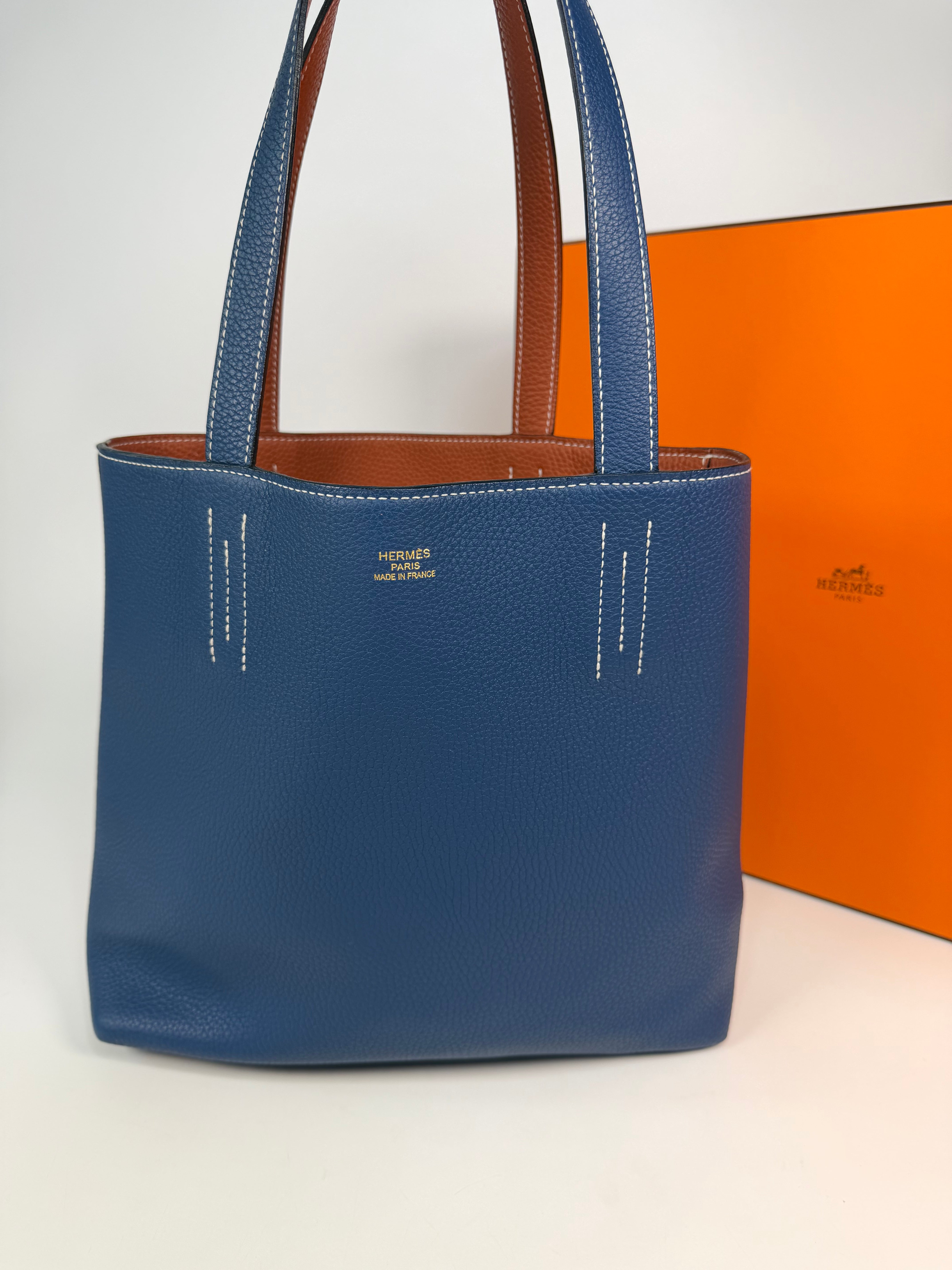 Hermès Double Sens In Bleu Leather
Authentic Pre Loved Verified by Luxe Cheshire Trusted Designer resale