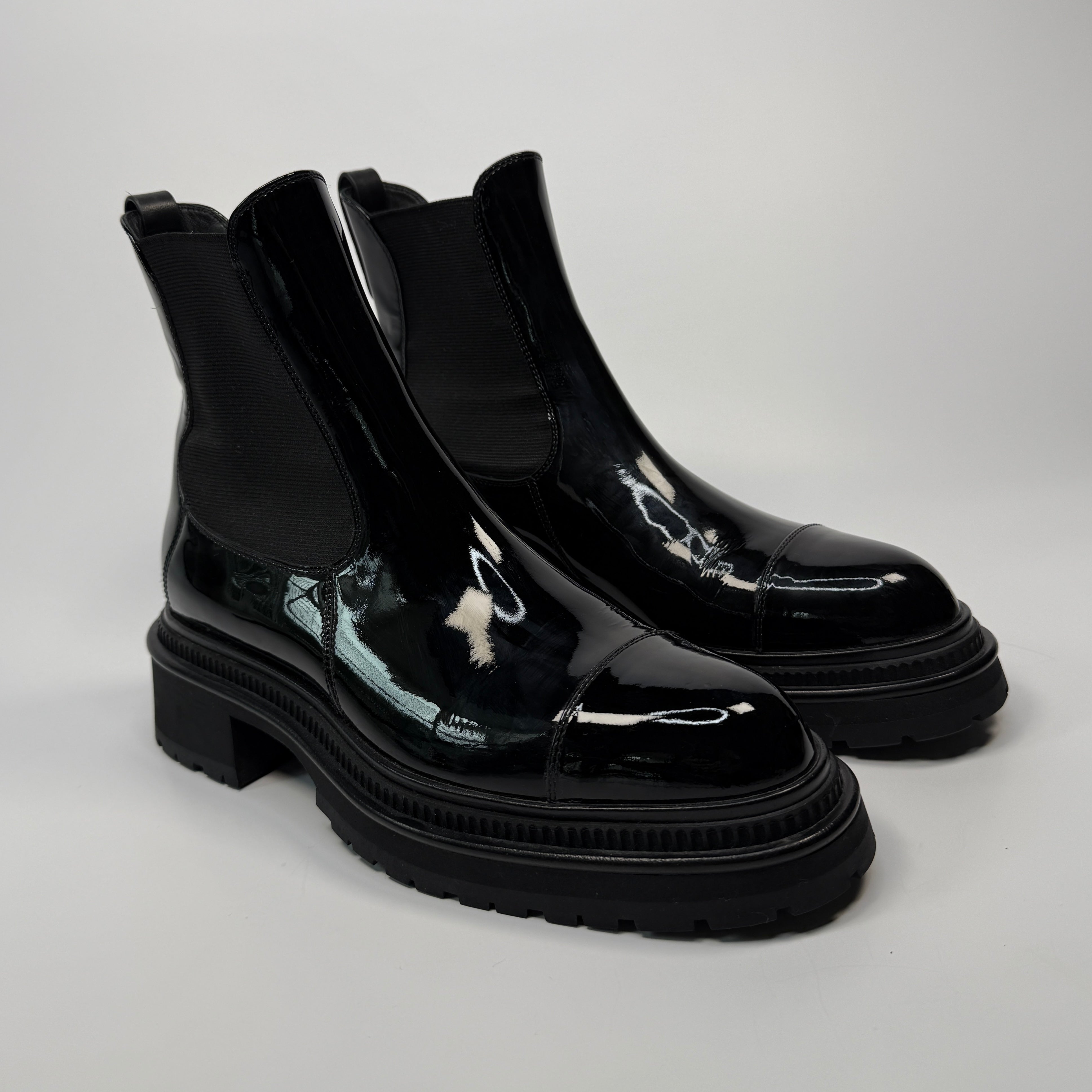 Chanel CC Ankle Boots (Size 40/UK7)